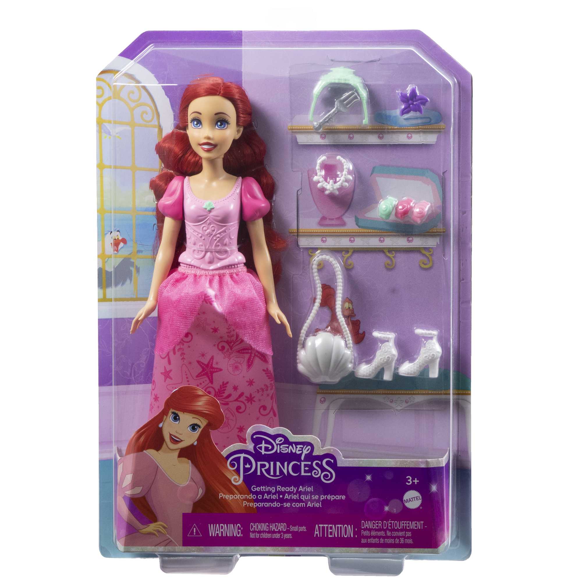 Princesses Disney Poupée Mode Ariel et Accessoires - Image 6