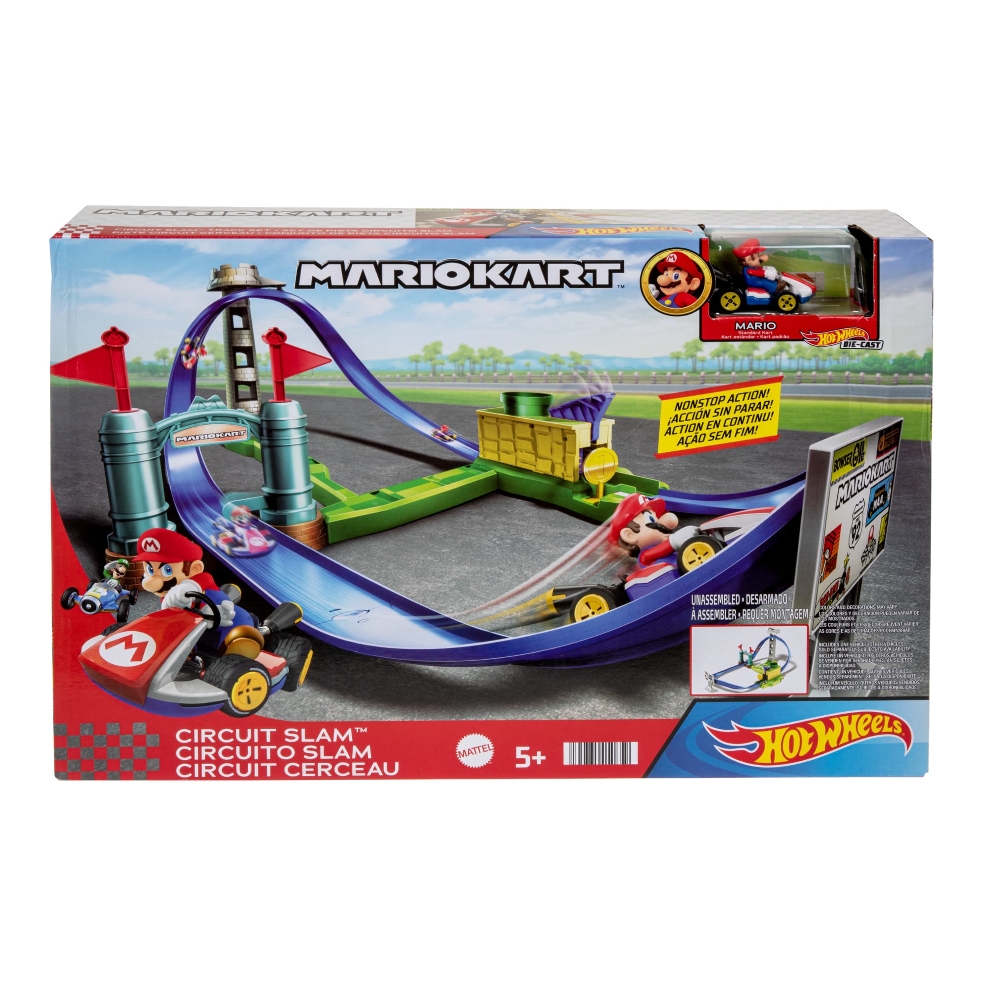 Hot Wheels Mariokart Circuit Slam Track Set - Image 6