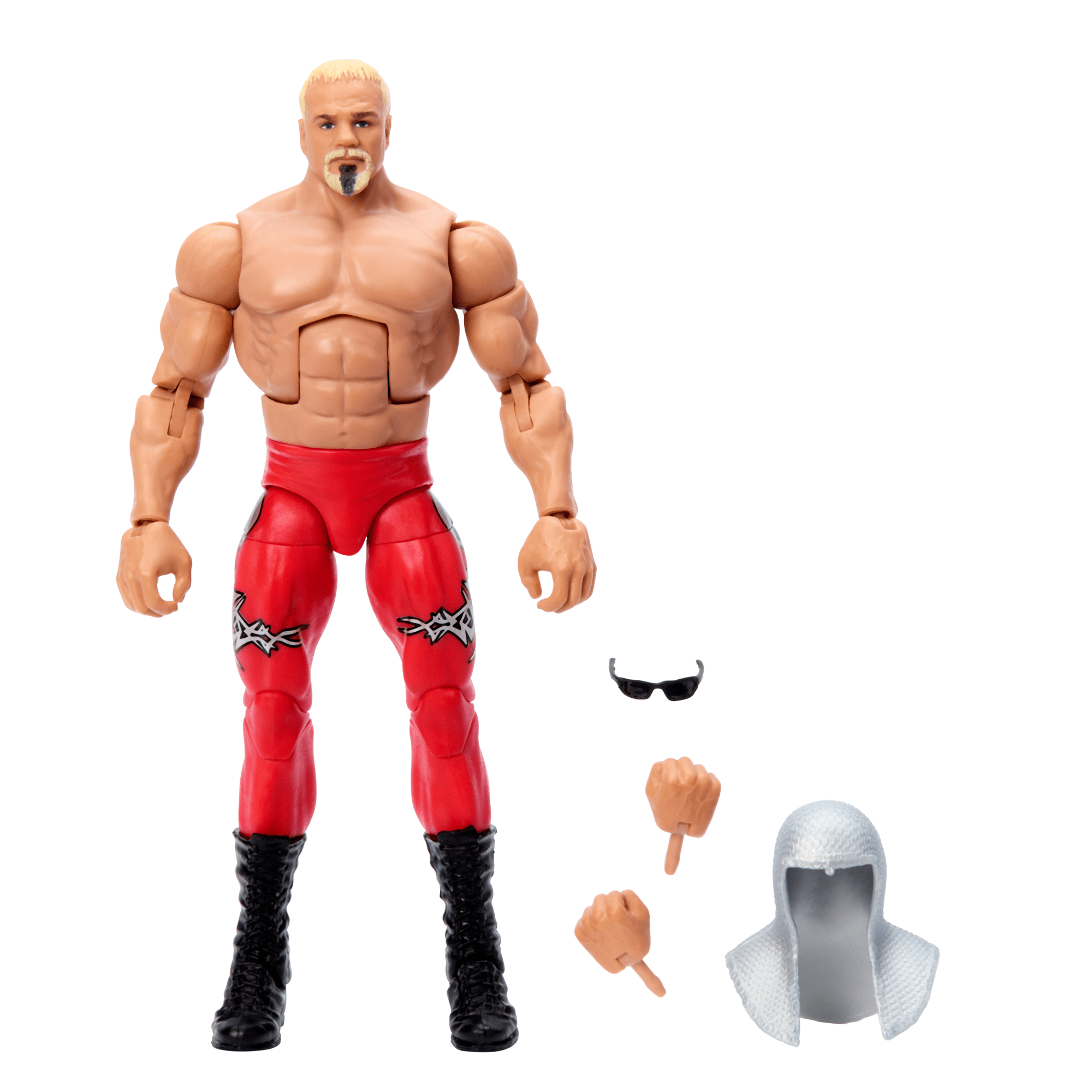 WWE Elite Scott Steiner Action Figure. 6-inch Collectible Superstar With Articulation & Accessories
