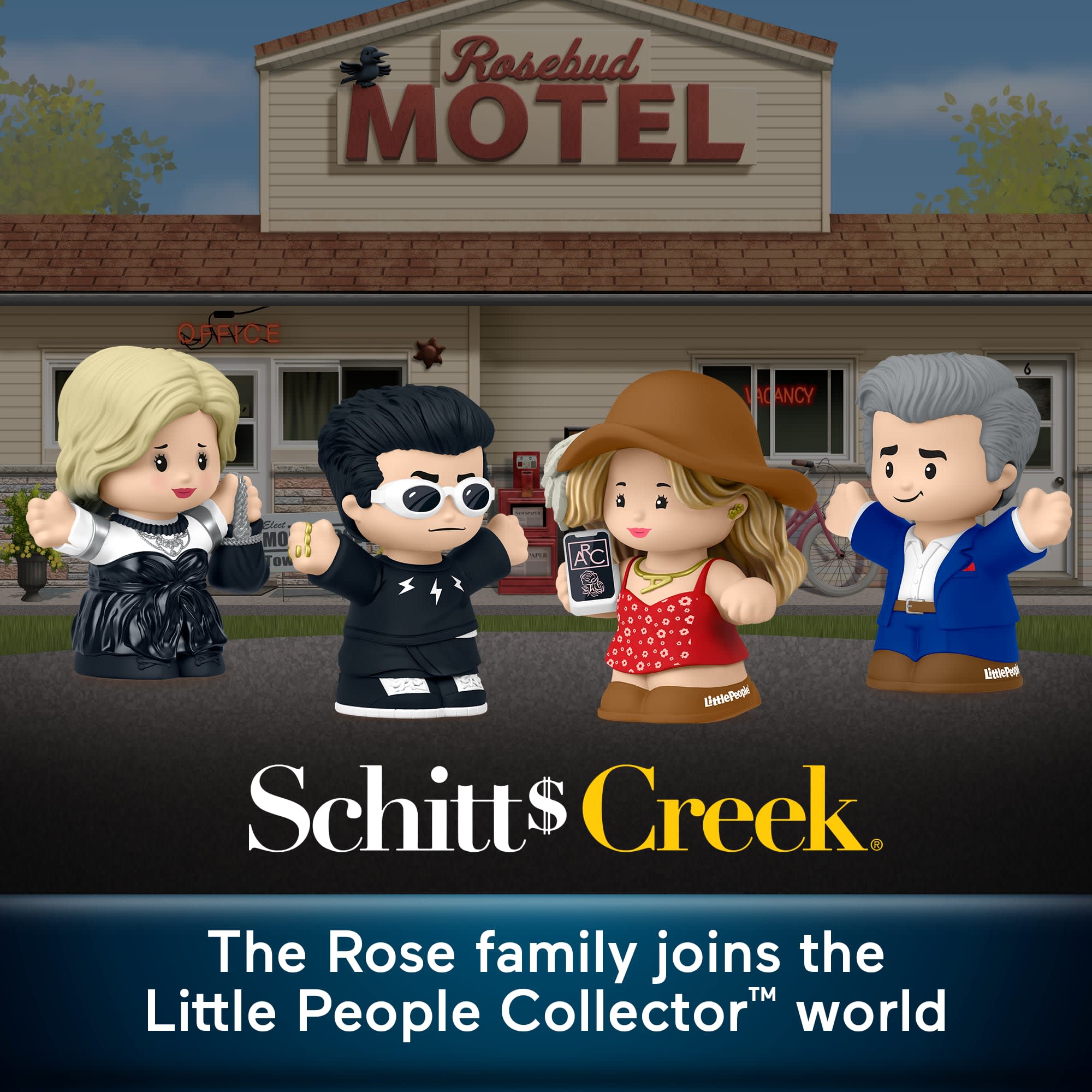 Little People Collector Schitt's Creek Special Edition Set in A Display Gift Box. 4 Figures - Image 2