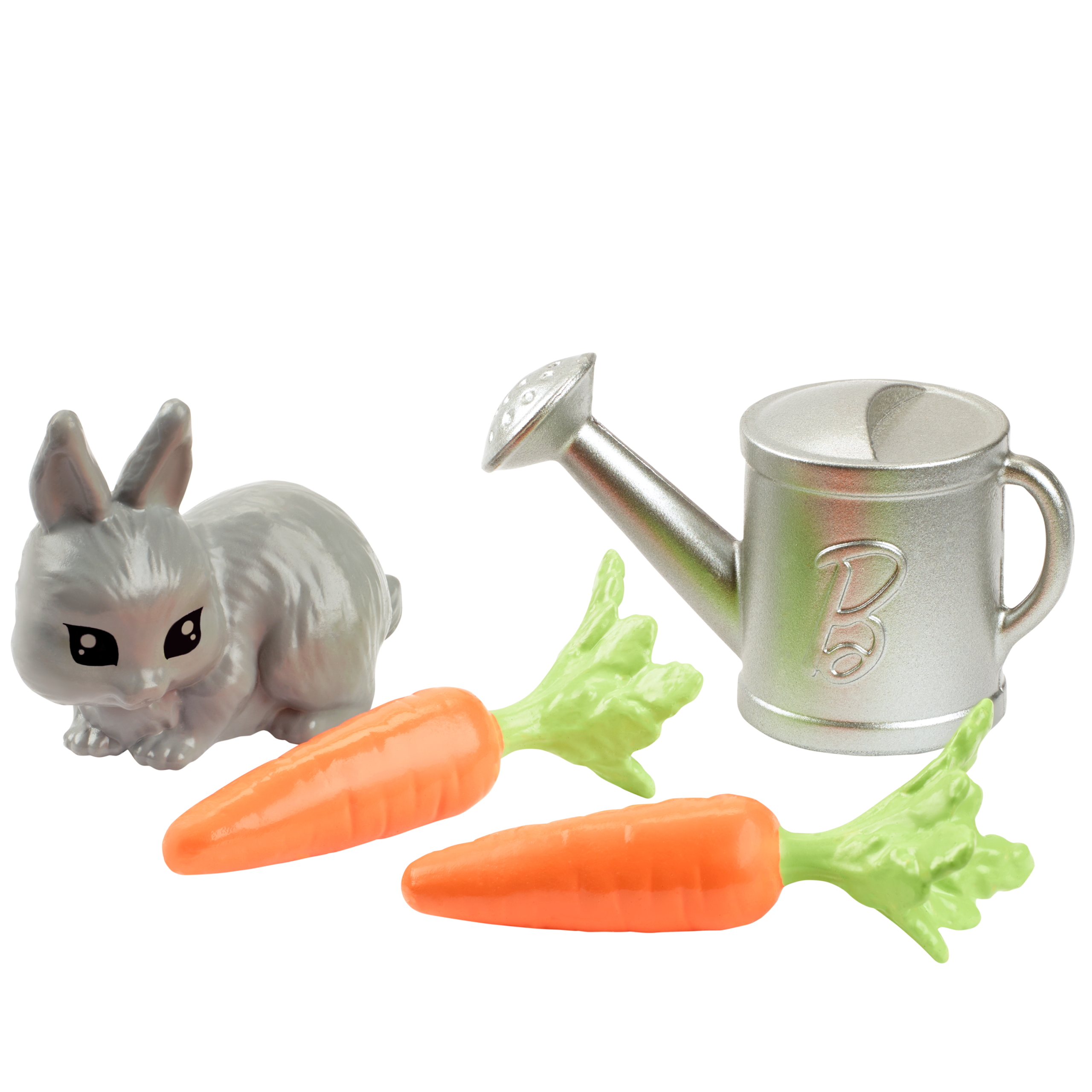 Barbie World Garden Playset With 12 Pieces Including Planter. Bunny Figure. Food & More - Image 2