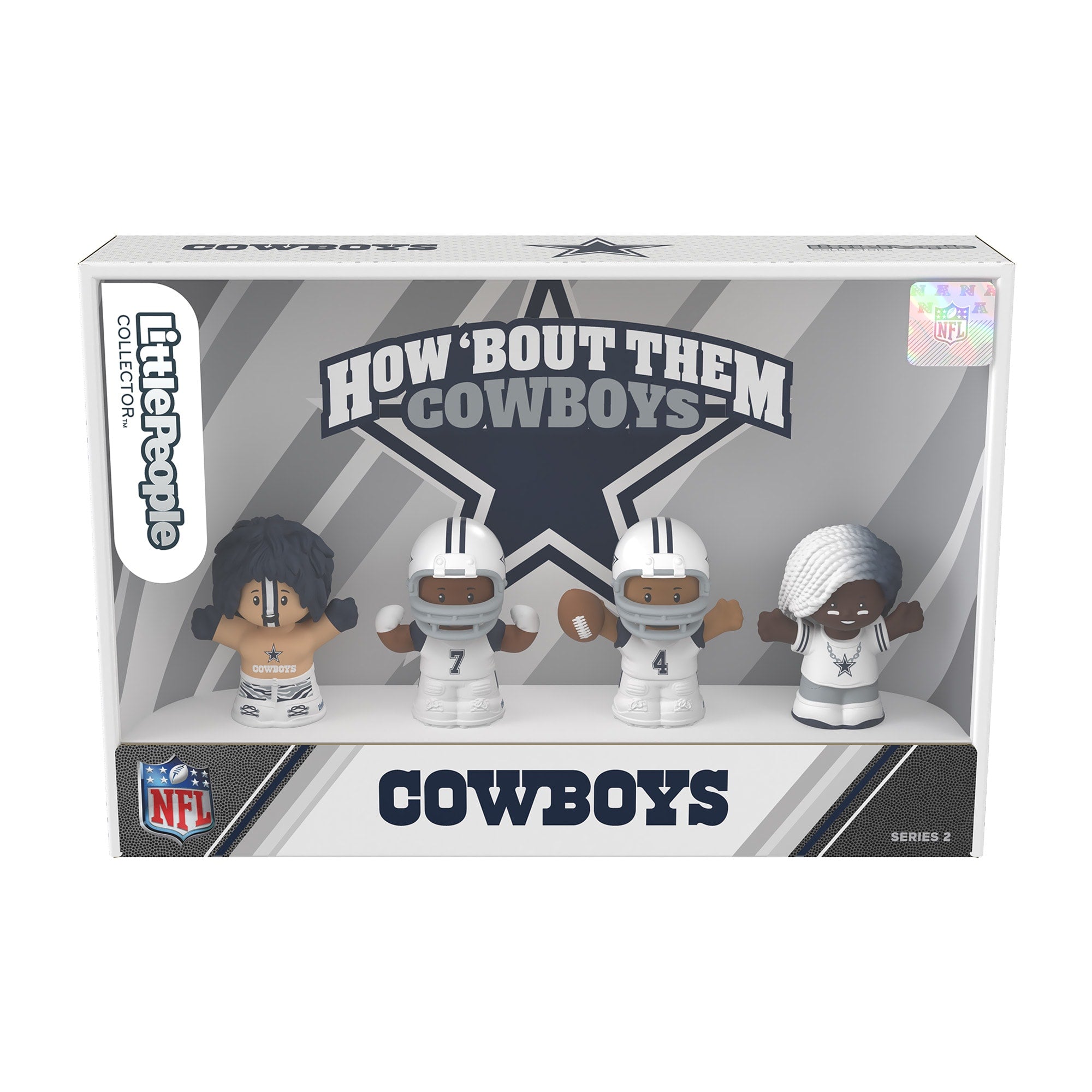 Little People Collector Dallas Cowboys Alternate Jersey Figure Set - Image 6