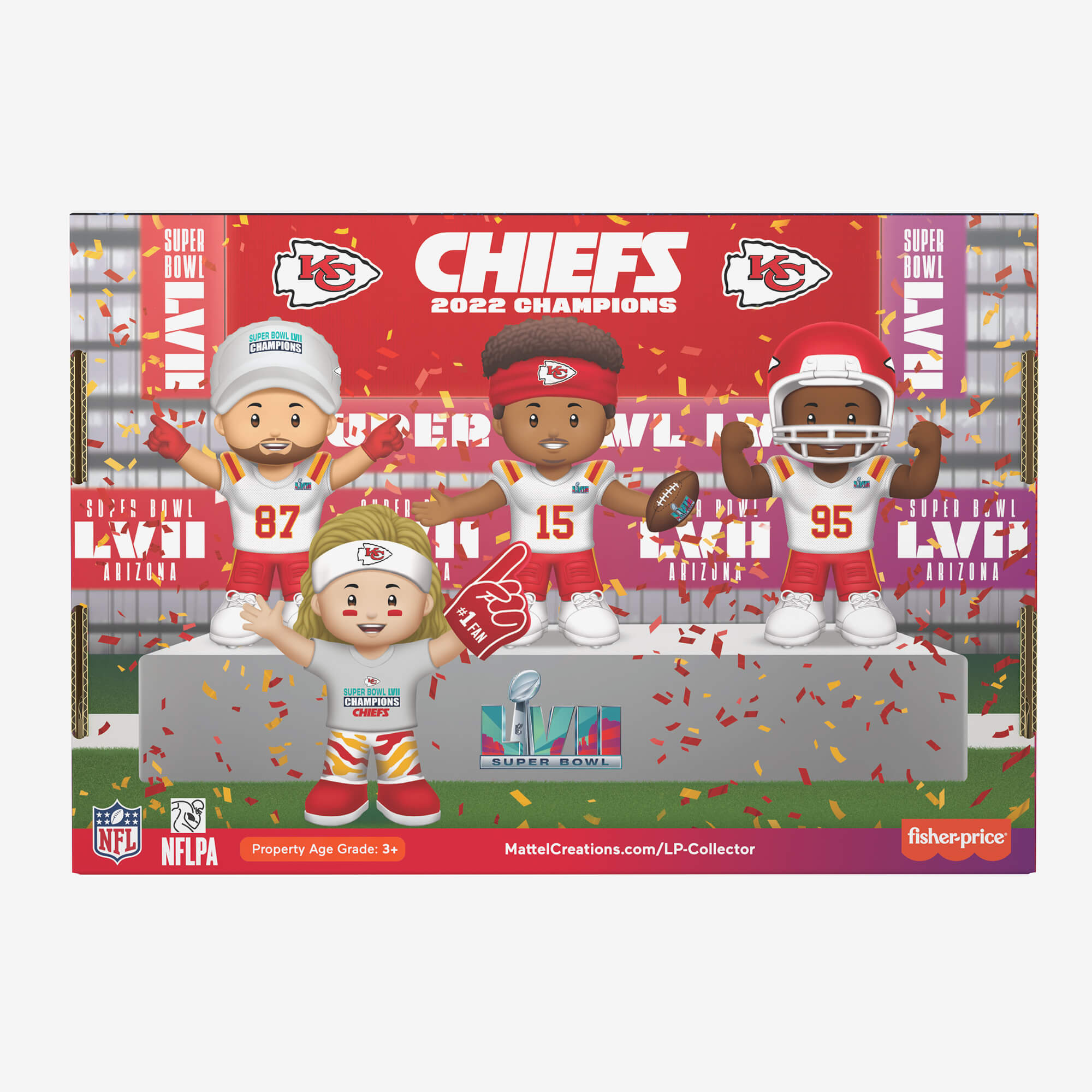 Little People Collector Super Bowl LVII Champions Set Kansas City Chiefs - Image 8