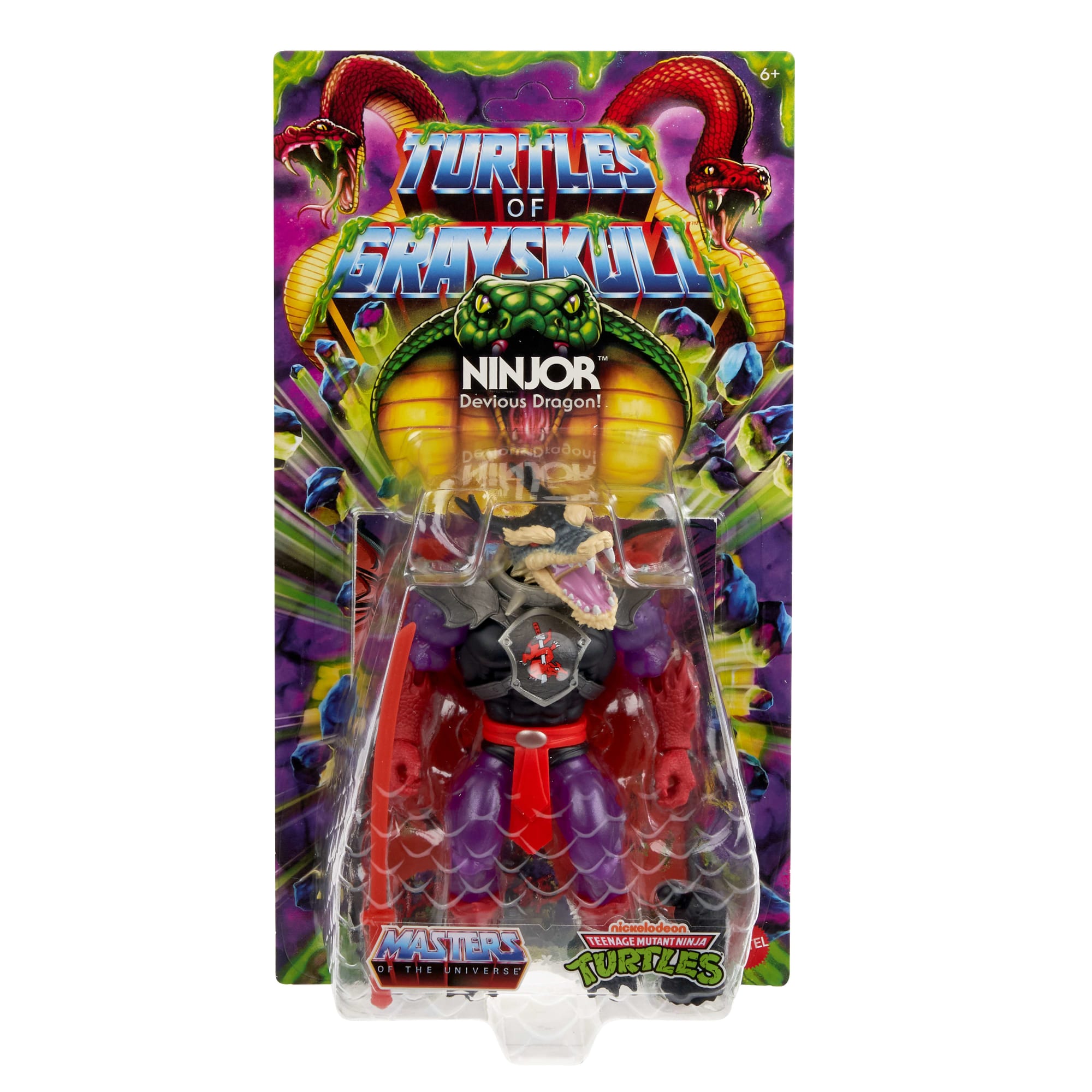 Masters of the Universe Tartarugas of Grayskull Figura de Ação Mutated Ninjor de 5.5 polegadas - Image 2