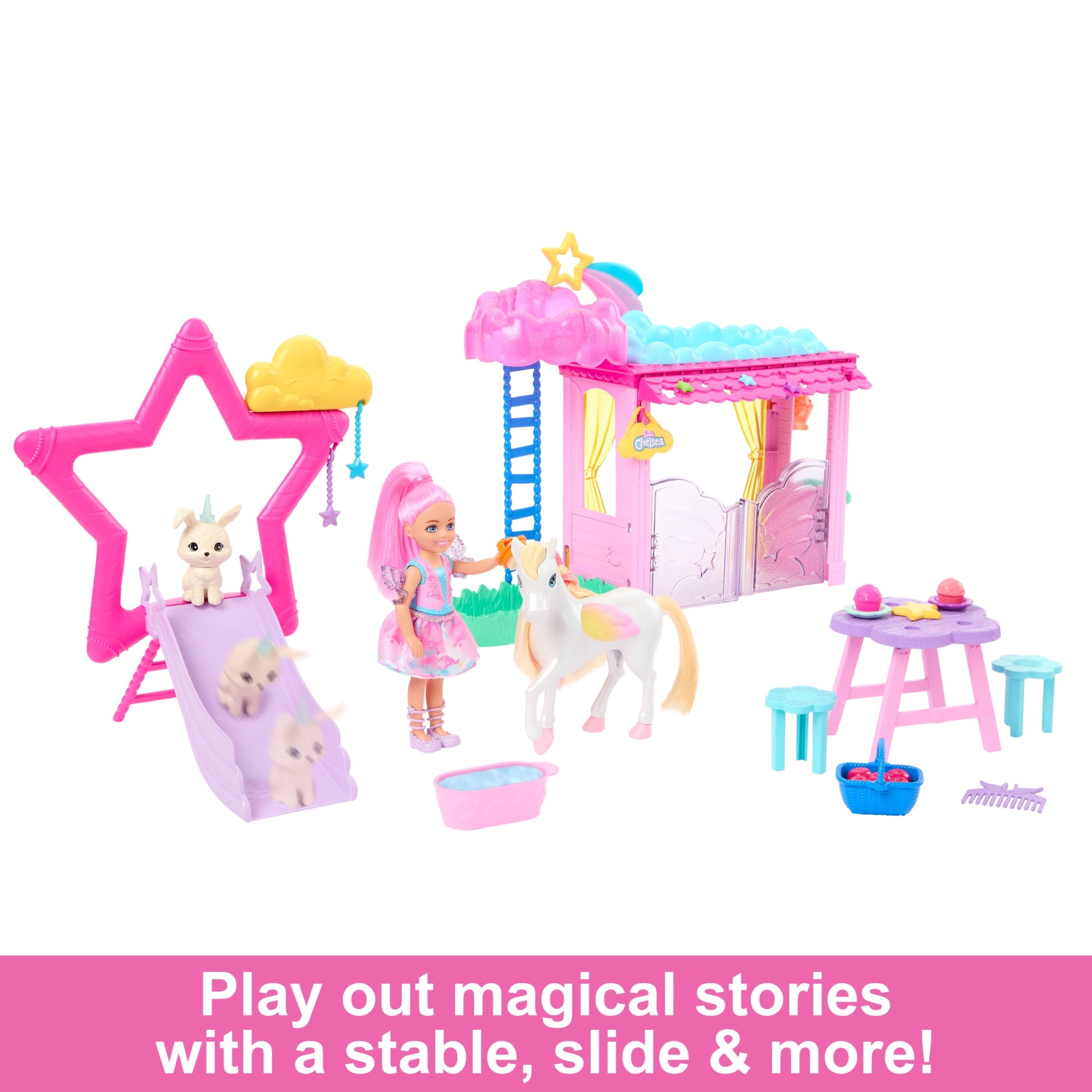 Barbie A Touch Of Magic Chelsea Doll Playset With Baby Pegasus. Winged Horse Toys - Image 3