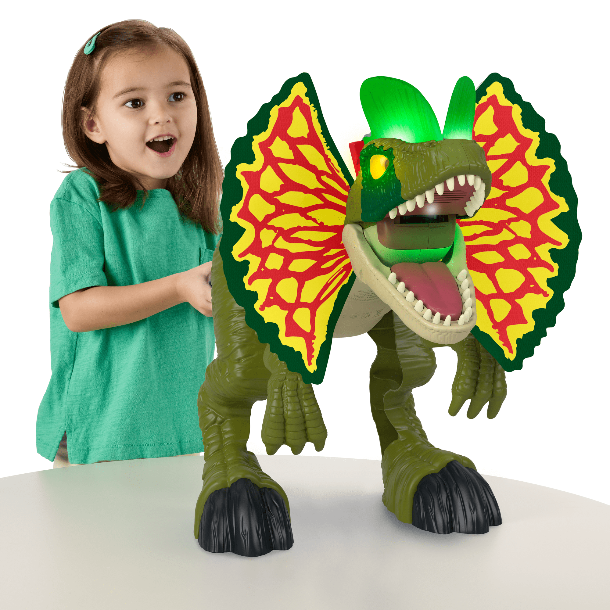 Imaginext Jurassic World Attaque en Furie Dilophosaure. Lumières - Image 2