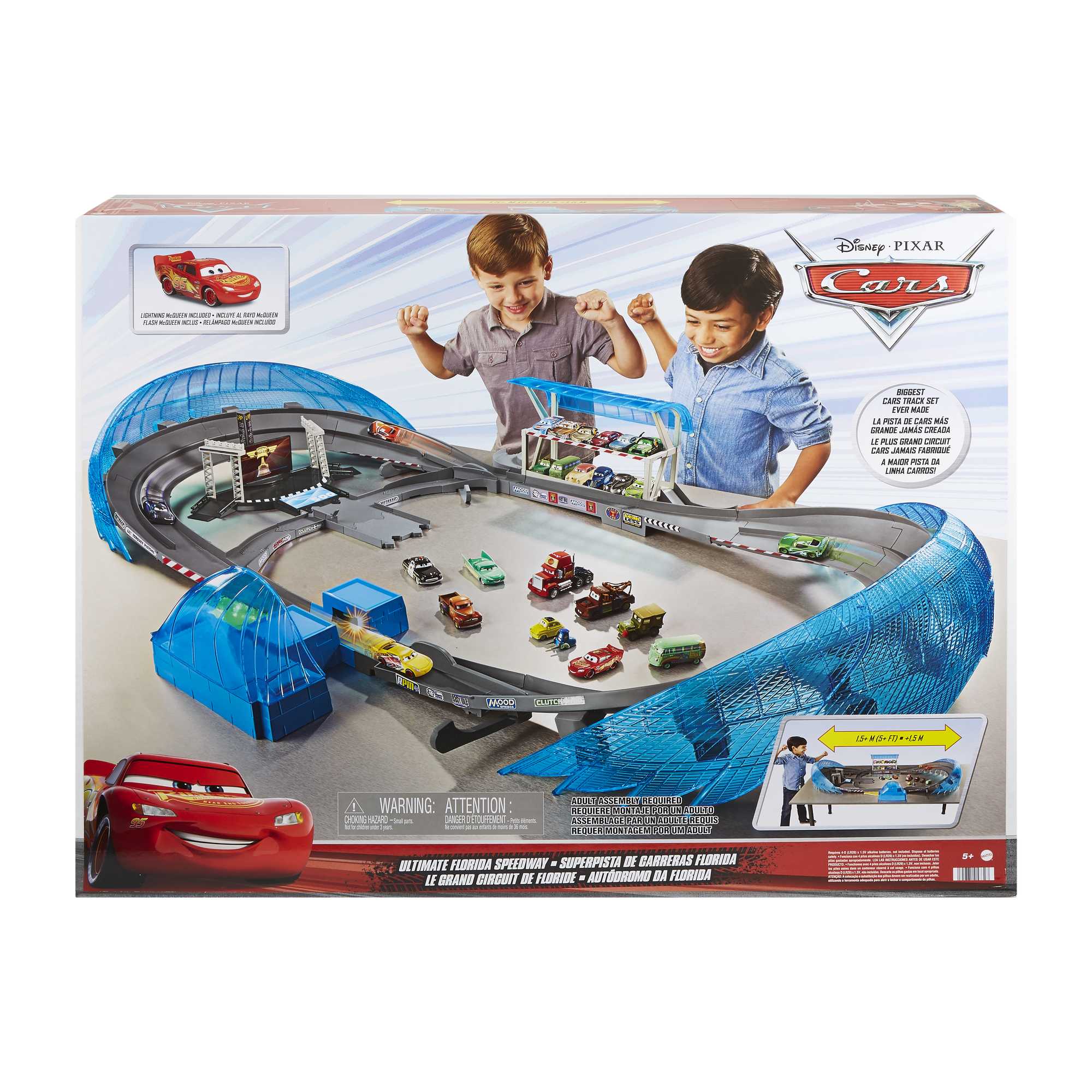Disney And Pixar Cars Ultimate Florida Speedway Track Set With 1 Car - Image 6