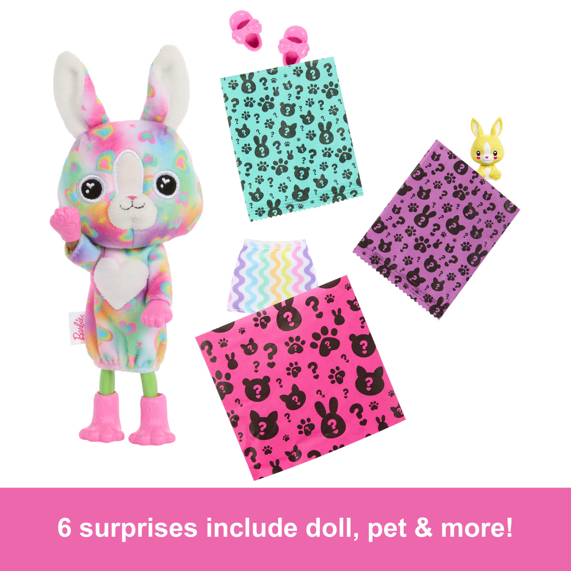 Barbie Chelsea Cutie Reveal Color Dream Series Small Doll & Accessories - Image 3