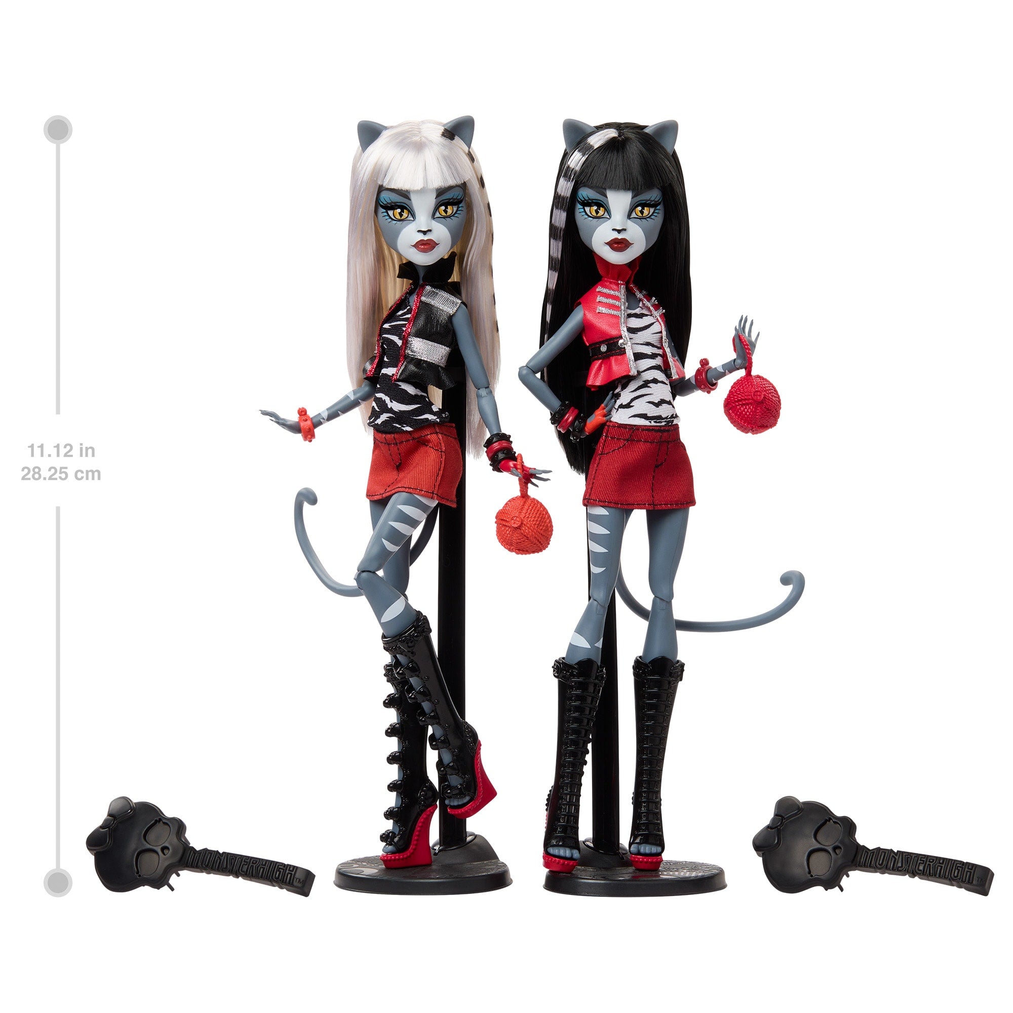 Monster High Boo-riginal Creeproductions G1 Meolowdy and Purrsephone Dolls 2-Pack - Image 7
