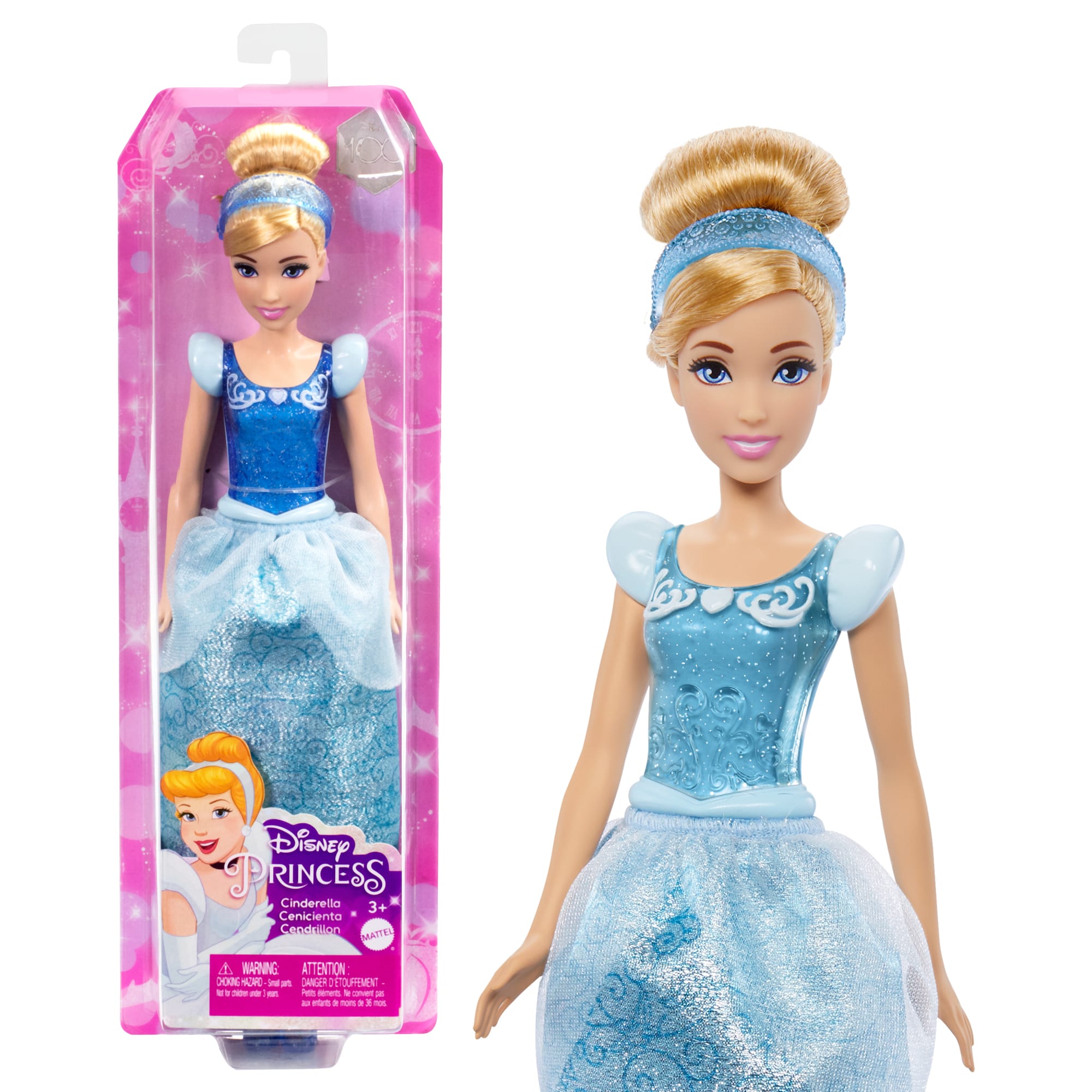 Disney Princess Cinderella Doll With Sparkling Fashion & Accessories. Inspired By Disney Movie