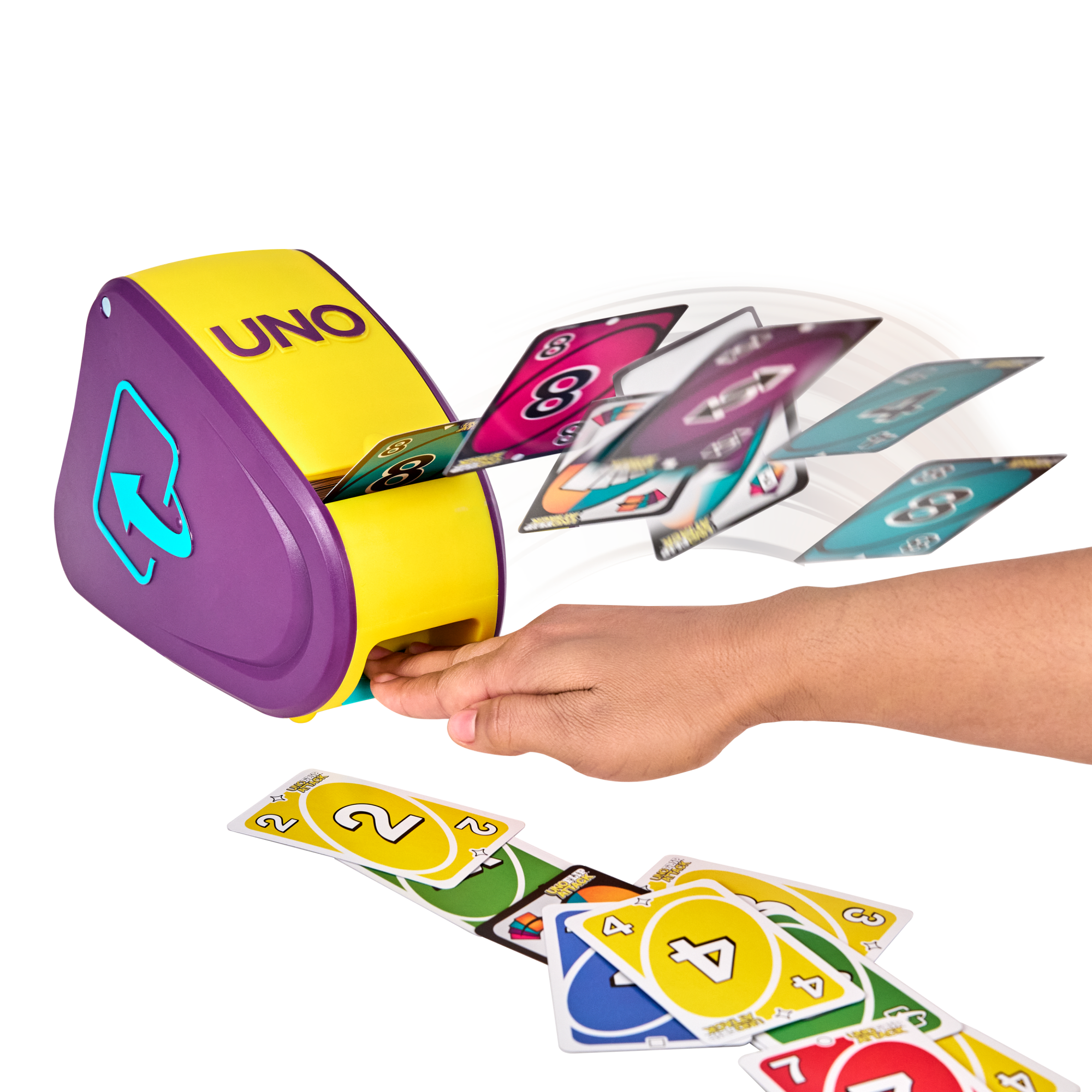 Uno Flip Attack™ Jeu de Cartes Pour enfants. Adultes et Familles - Image 3