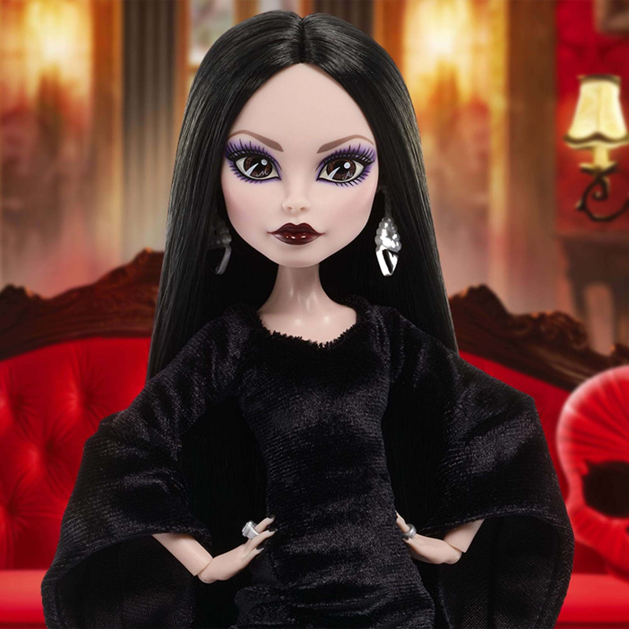 Monster High Wednesday Morticia Addams Skullector Doll - Image 3