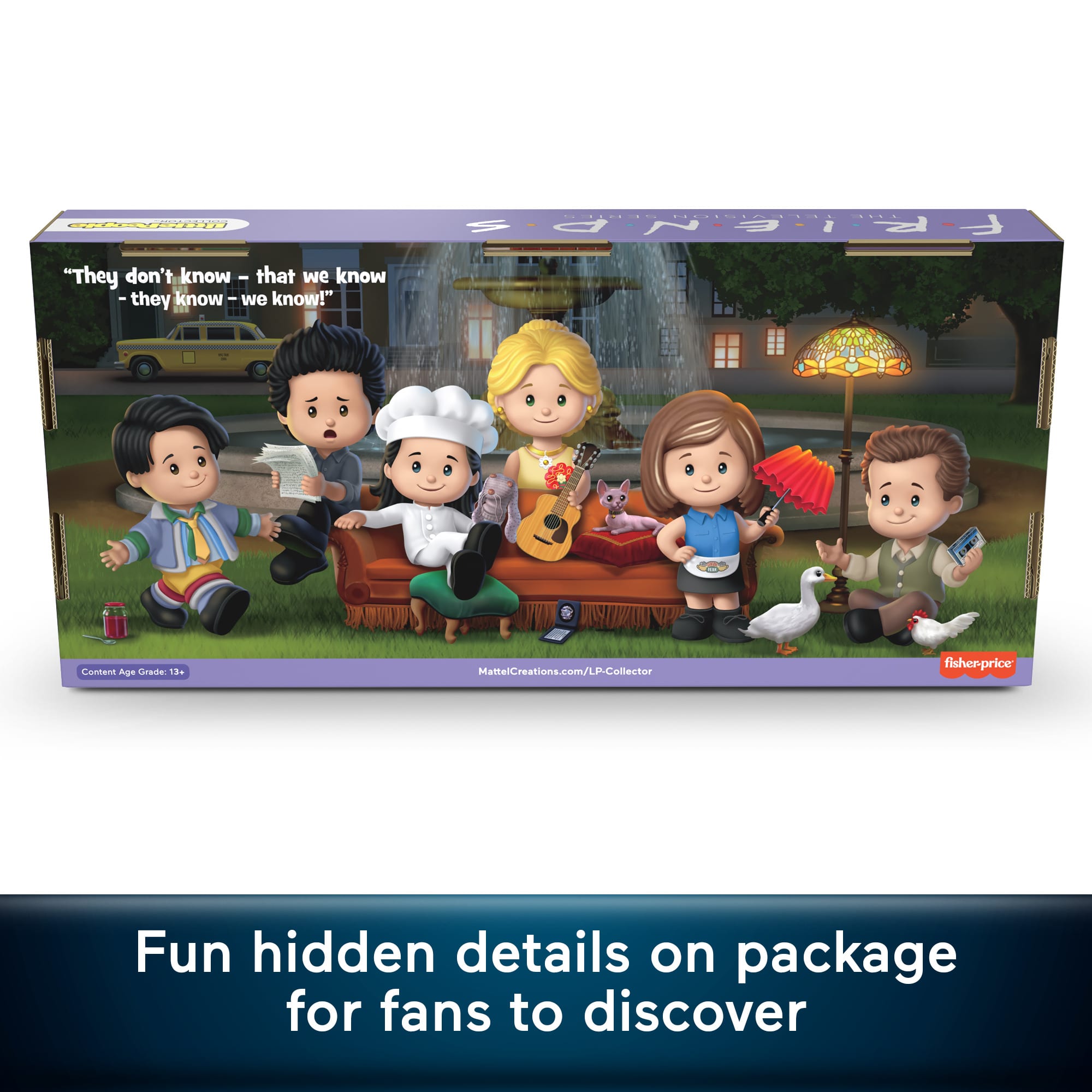 Little People Collector Friends TV Series Special Edition Set For Adults & Fans. 6 Figures - Image 6
