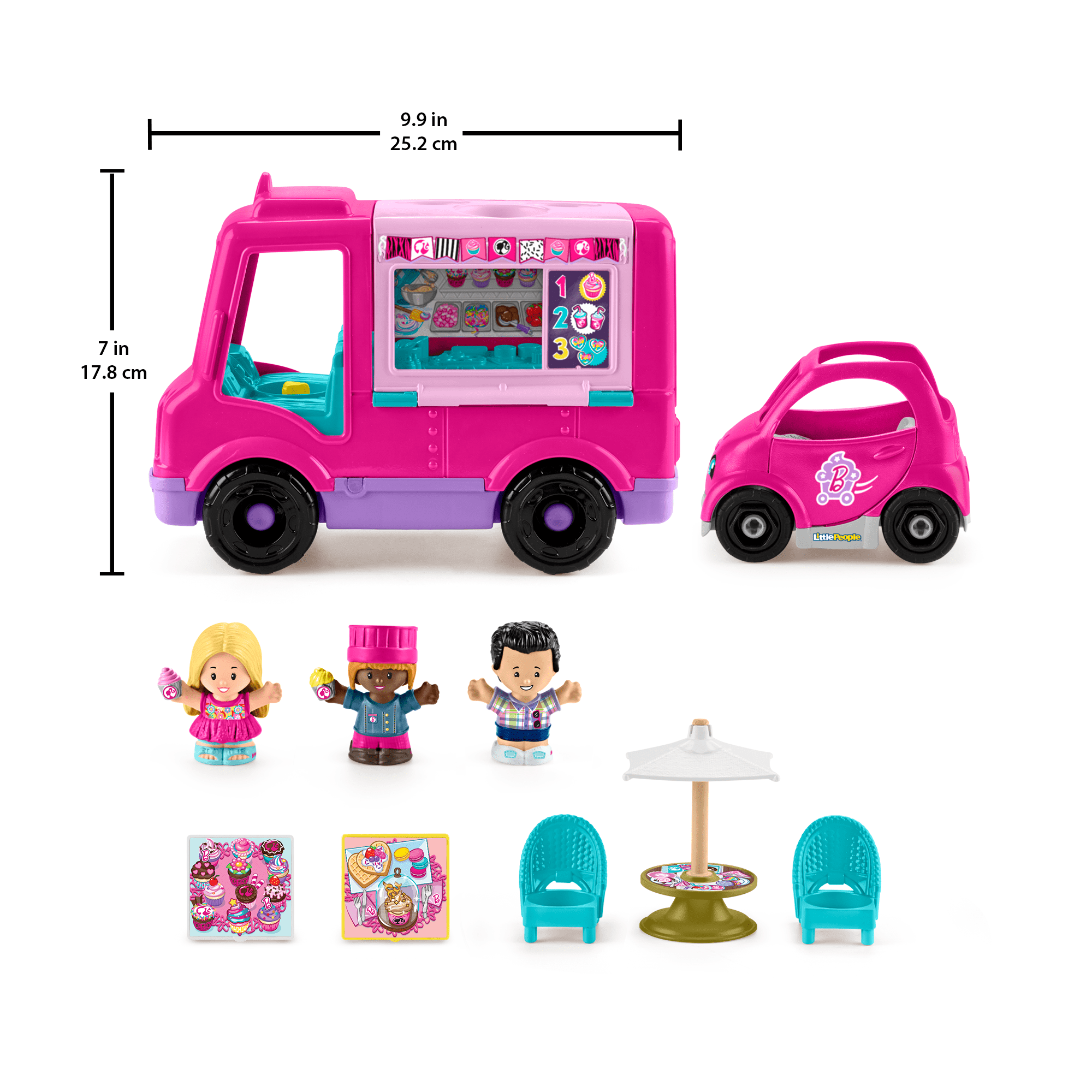 Barbie Cupcake Truck By Little People - Image 6