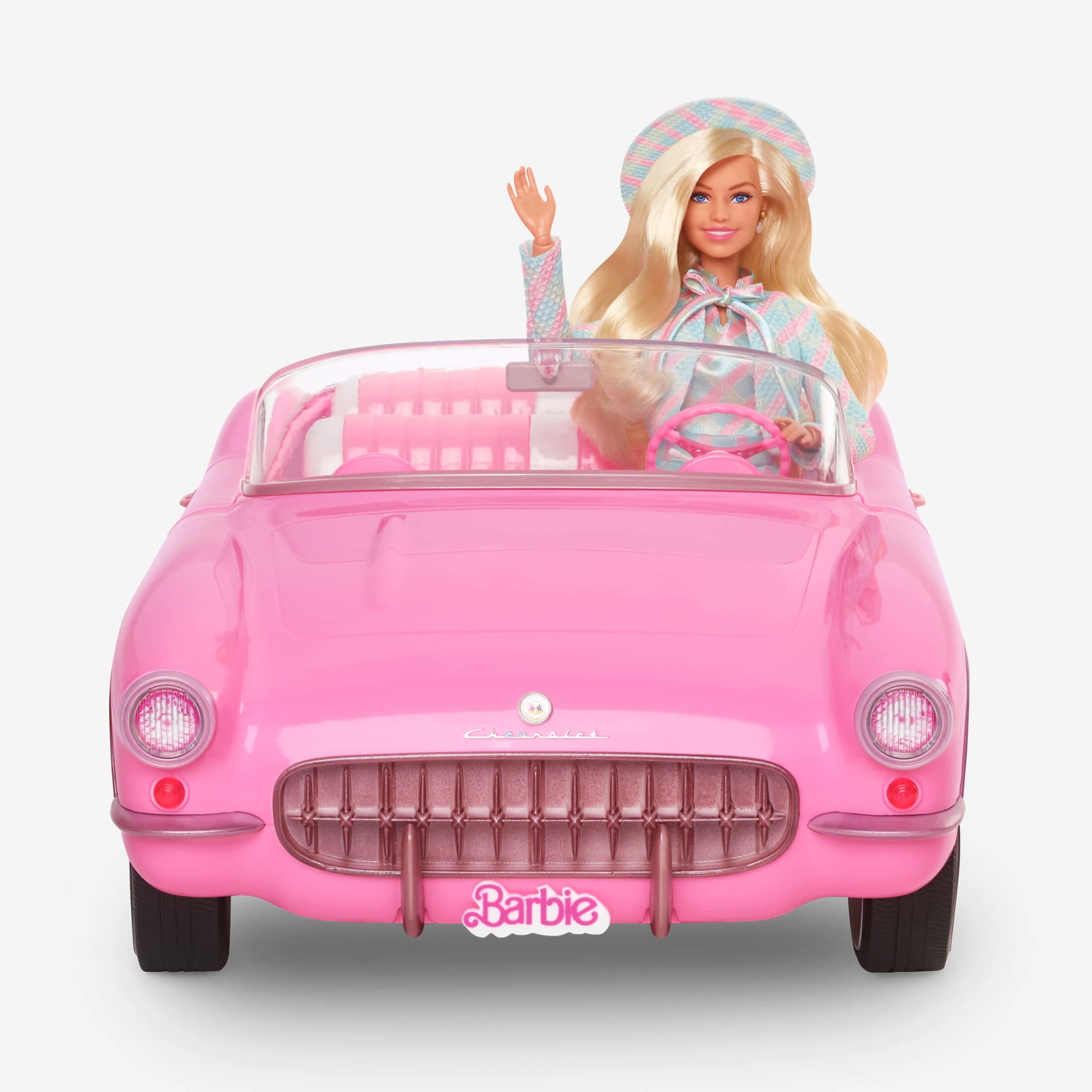 Barbie The Movie Pink Corvette Convertible - Image 7