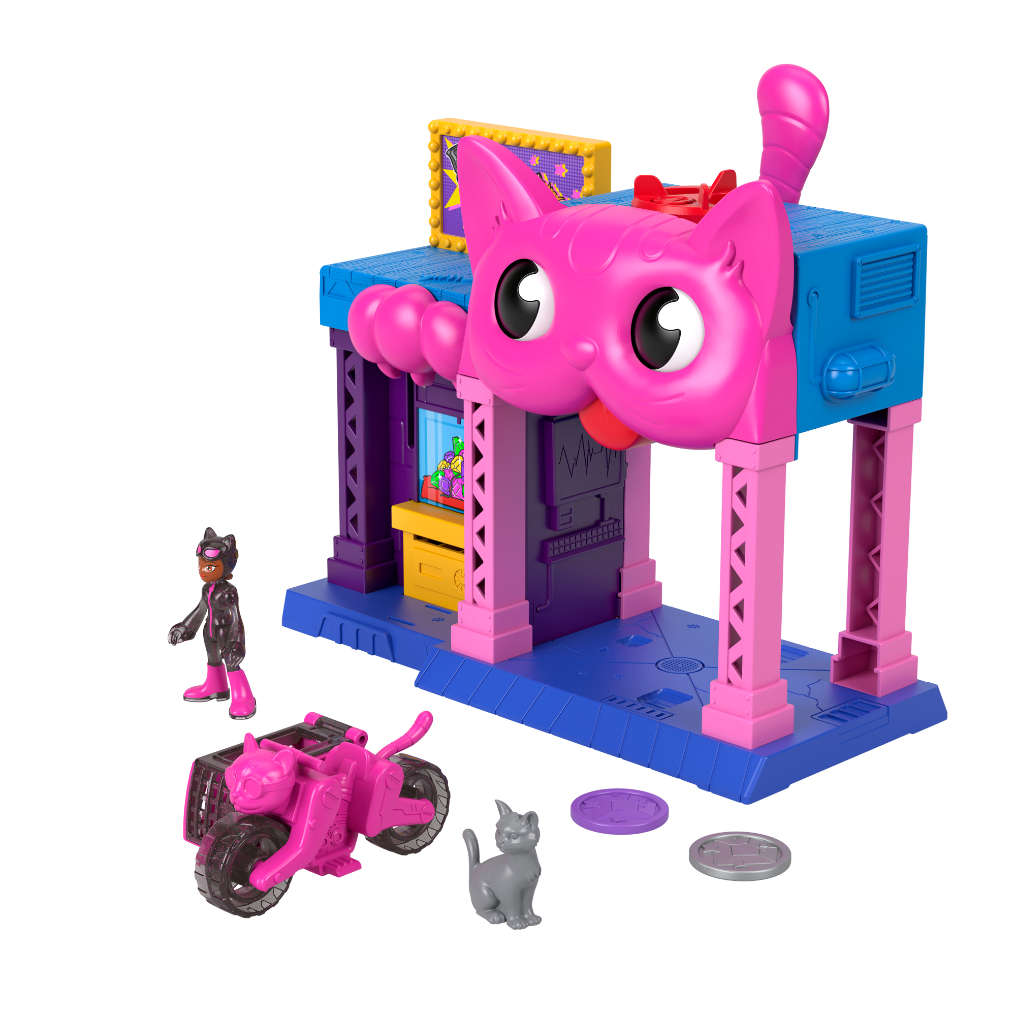 Imaginext DC Super Friends Catwoman Playhouse Playset With Figure & Accessories For Kids - Image 6