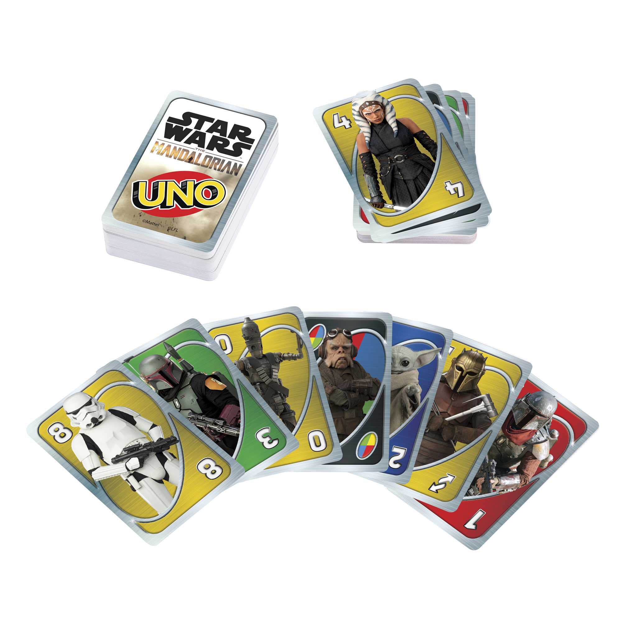UNO Star Wars The Mandalorian Themed Deck in Storage Tin - Image 3