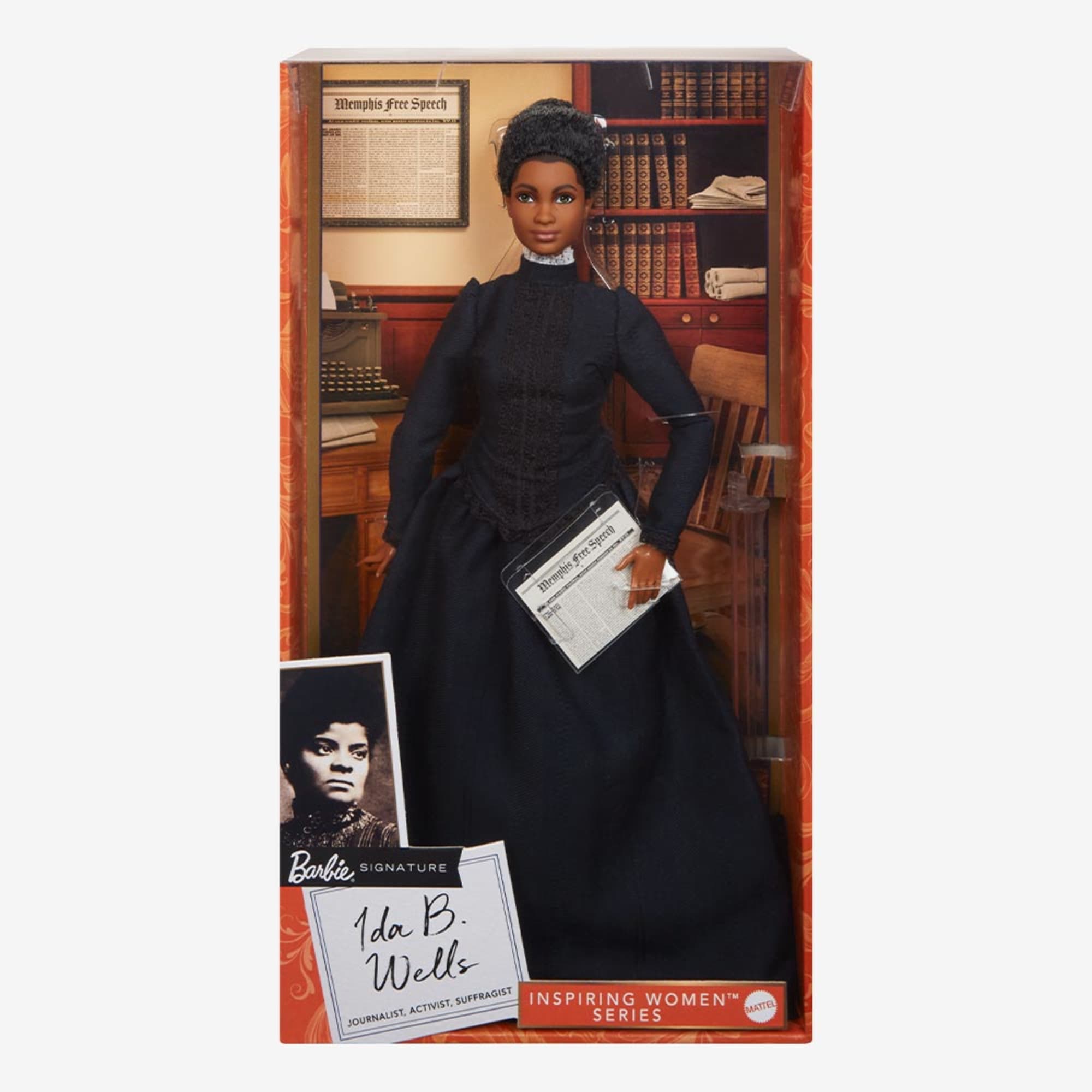 Ida B. Wells Barbie Inspiring Women Doll - Image 9