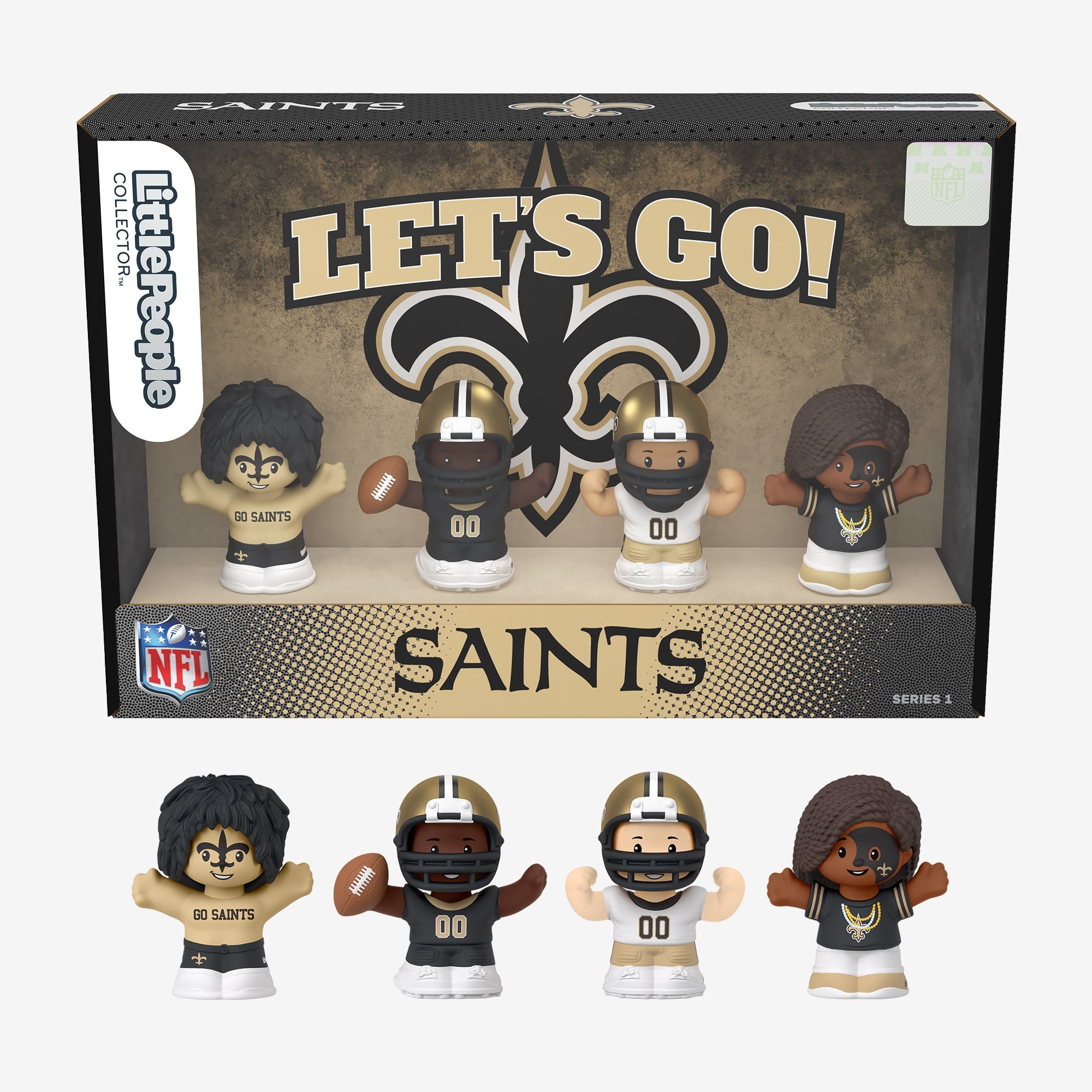 Little People Collector x NFL New Orleans Saints Set - Image 3