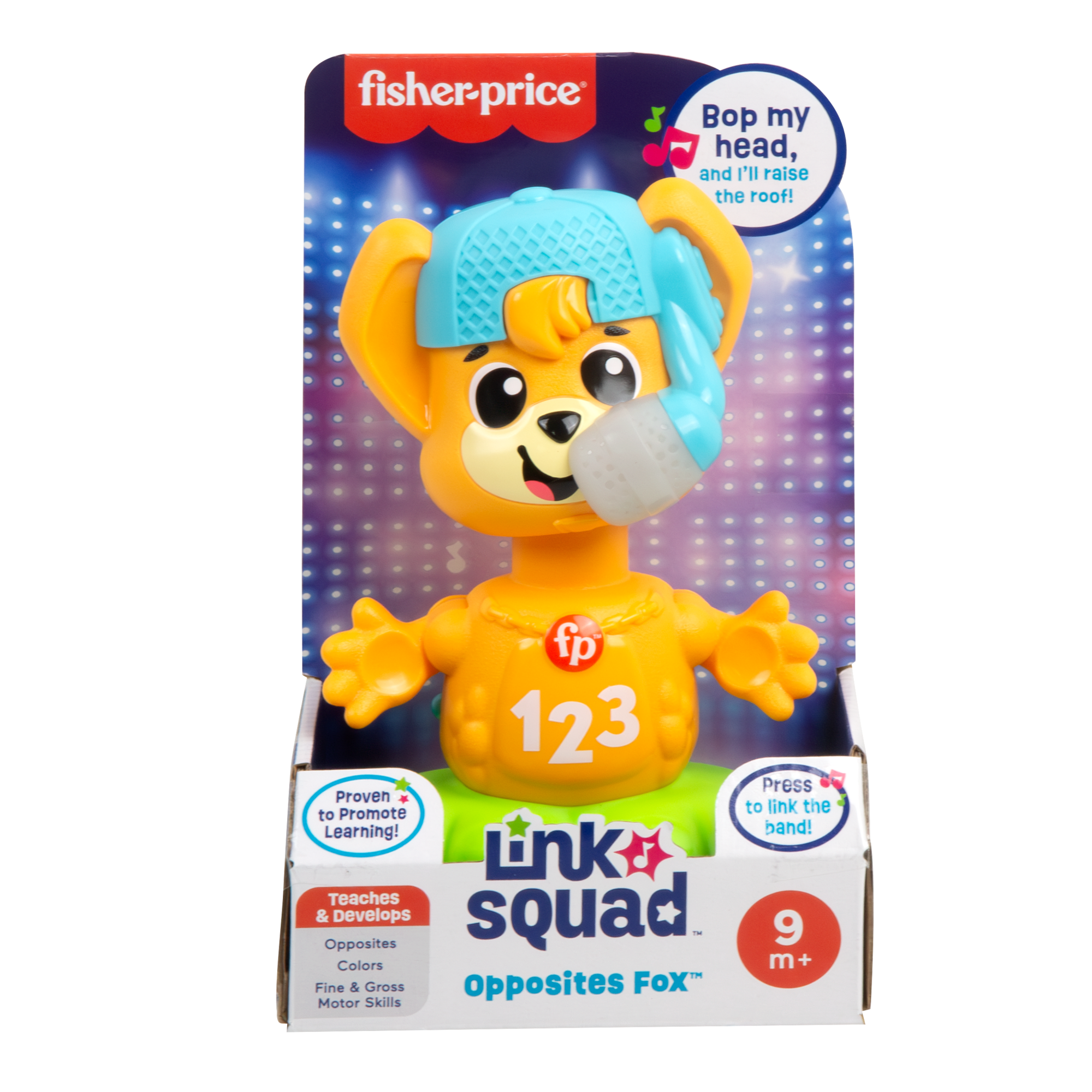 Fisher-Price Link Squad Opposites Fox Baby Learning Toy With Music & Lights - Image 6