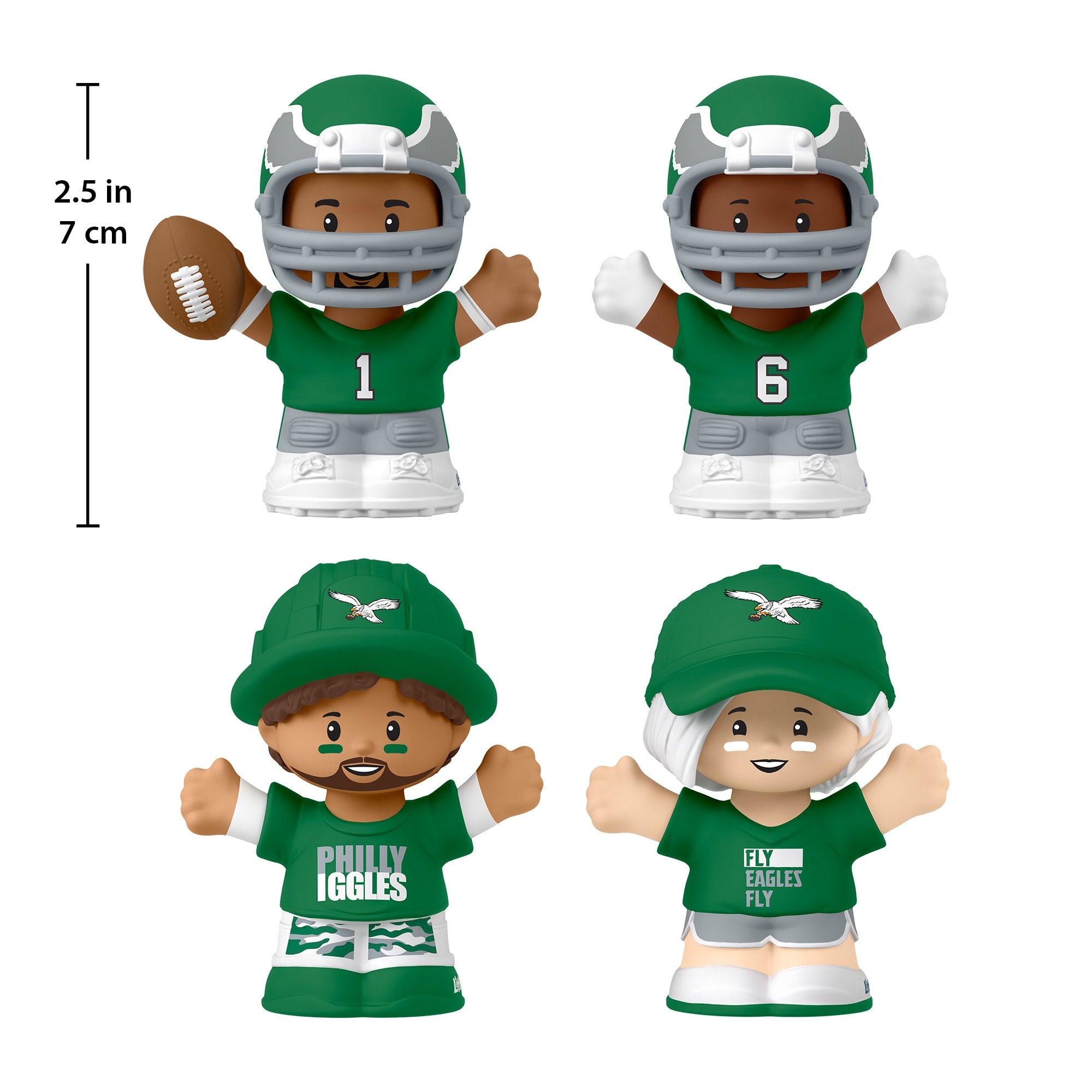 Little People Collector Philadelphia Eagles Alternate Jersey Figure Set - Image 5