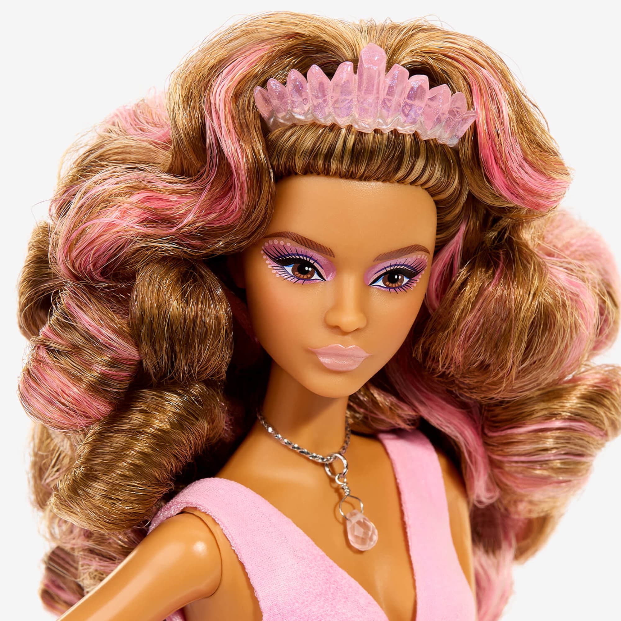 Barbie Crystal Fantasy Collection Rose Quartz Doll - Image 8