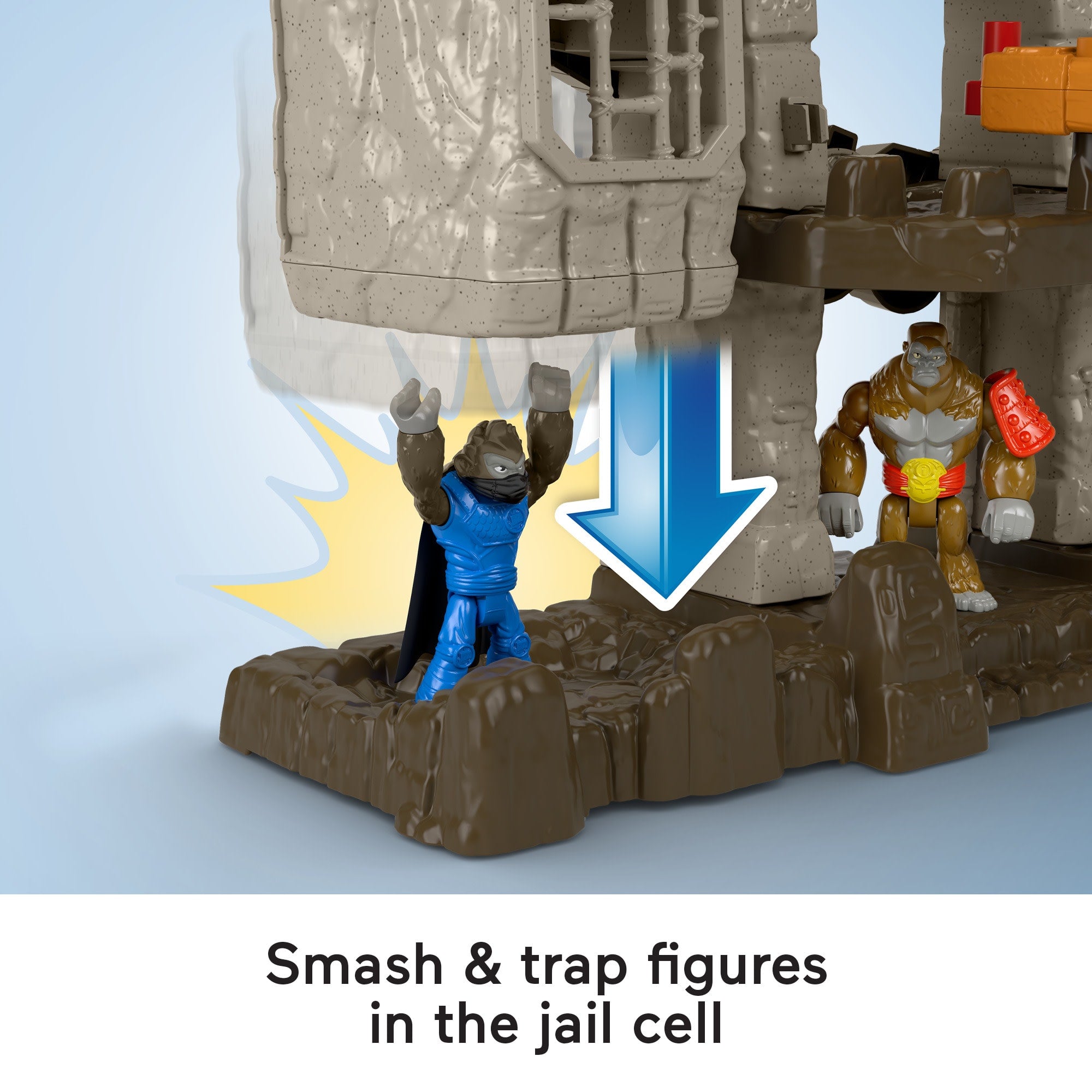 Imaginext Gorilla Fortress Playset With Toy Figures And Accessories. Preschool Toys - Image 4