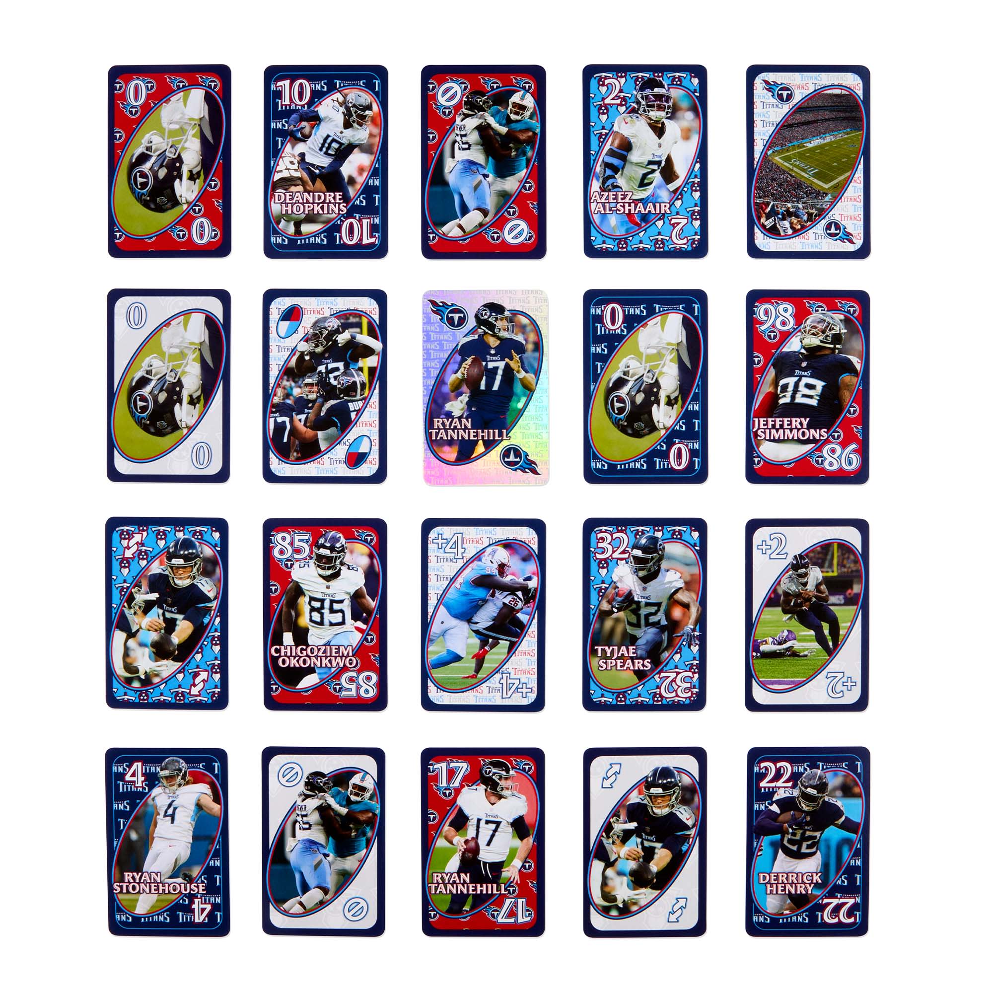 UNO Fandom NFL Tennessee Titans Game Deck - Image 6