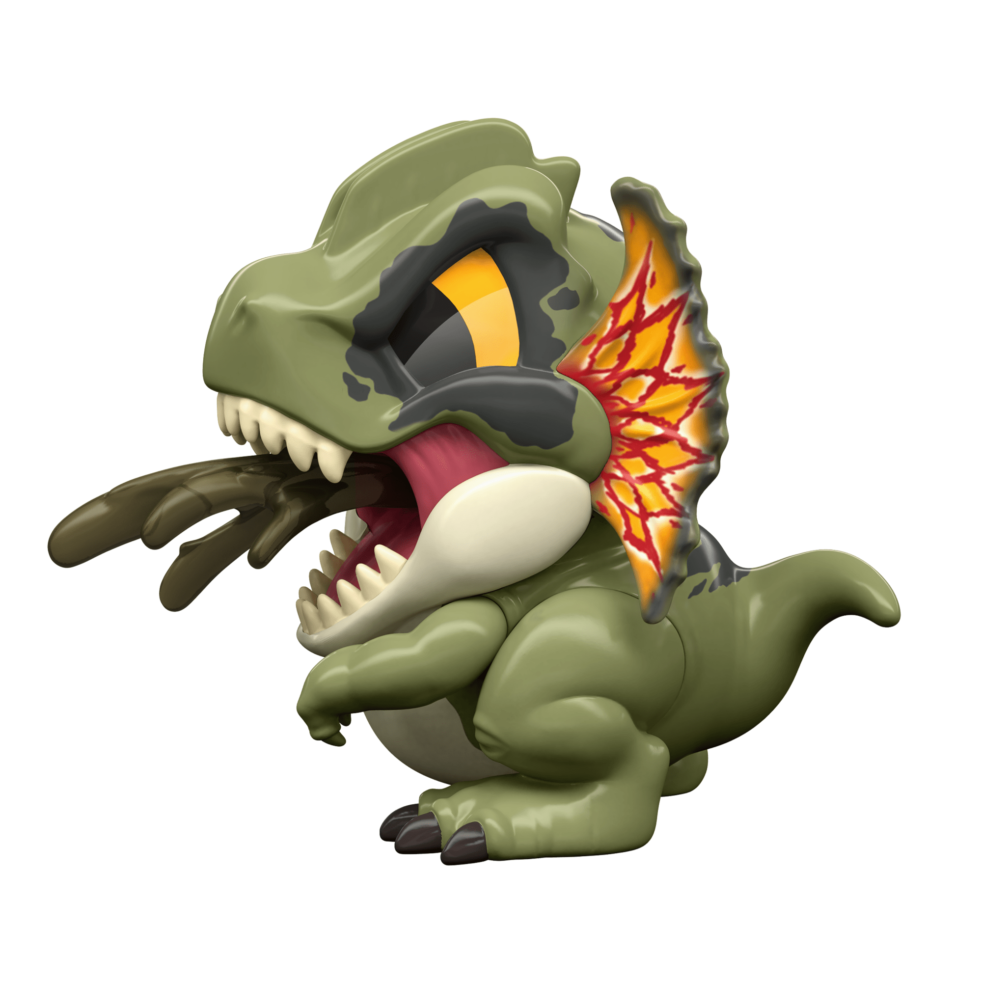 Jurassic World Dinosaurio de Juguete Dilophosaurus Bite Club Coleccionable - Image 4