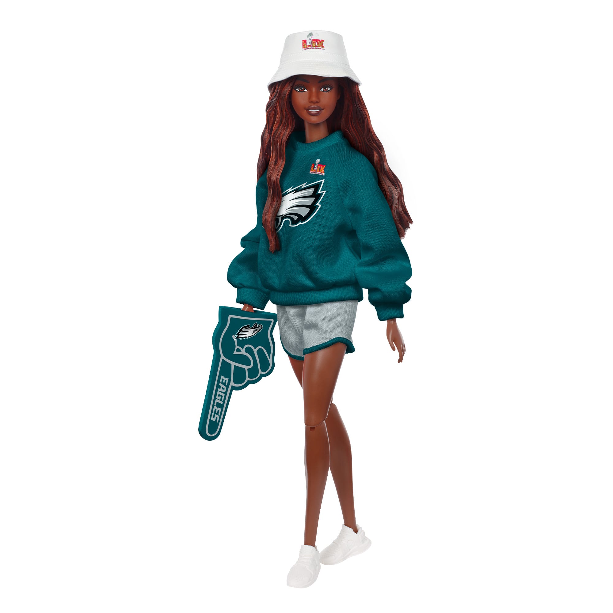 Barbie x Super Bowl Eagles Doll 1 - Image 3