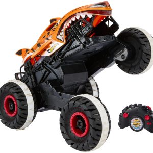 Hot Wheels Monster Trucks Véhicule Téléguidé HW Unstoppable Tiger Shark