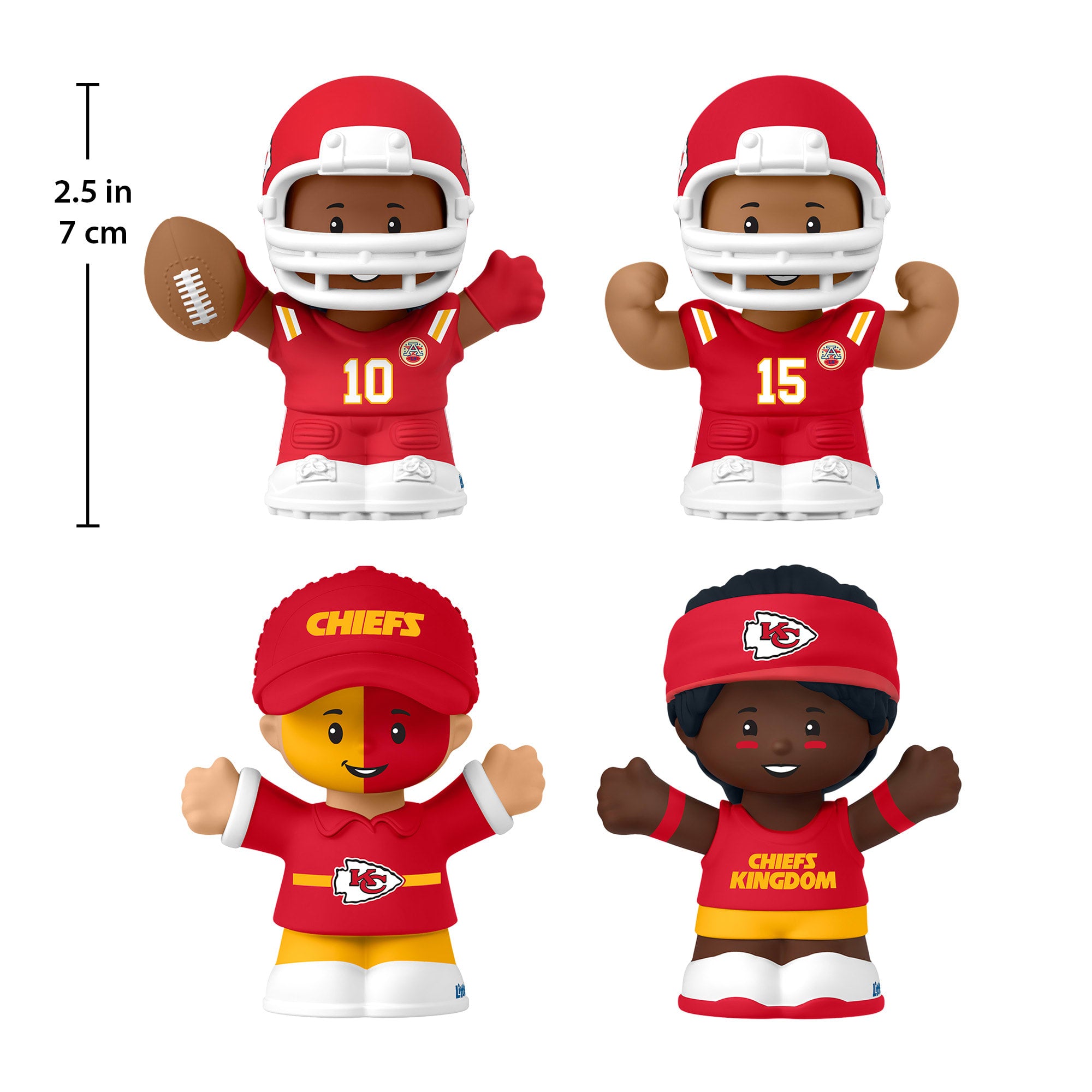 Little People Collector Kansas City Chiefs Alternate Jersey Figure Set - Image 5