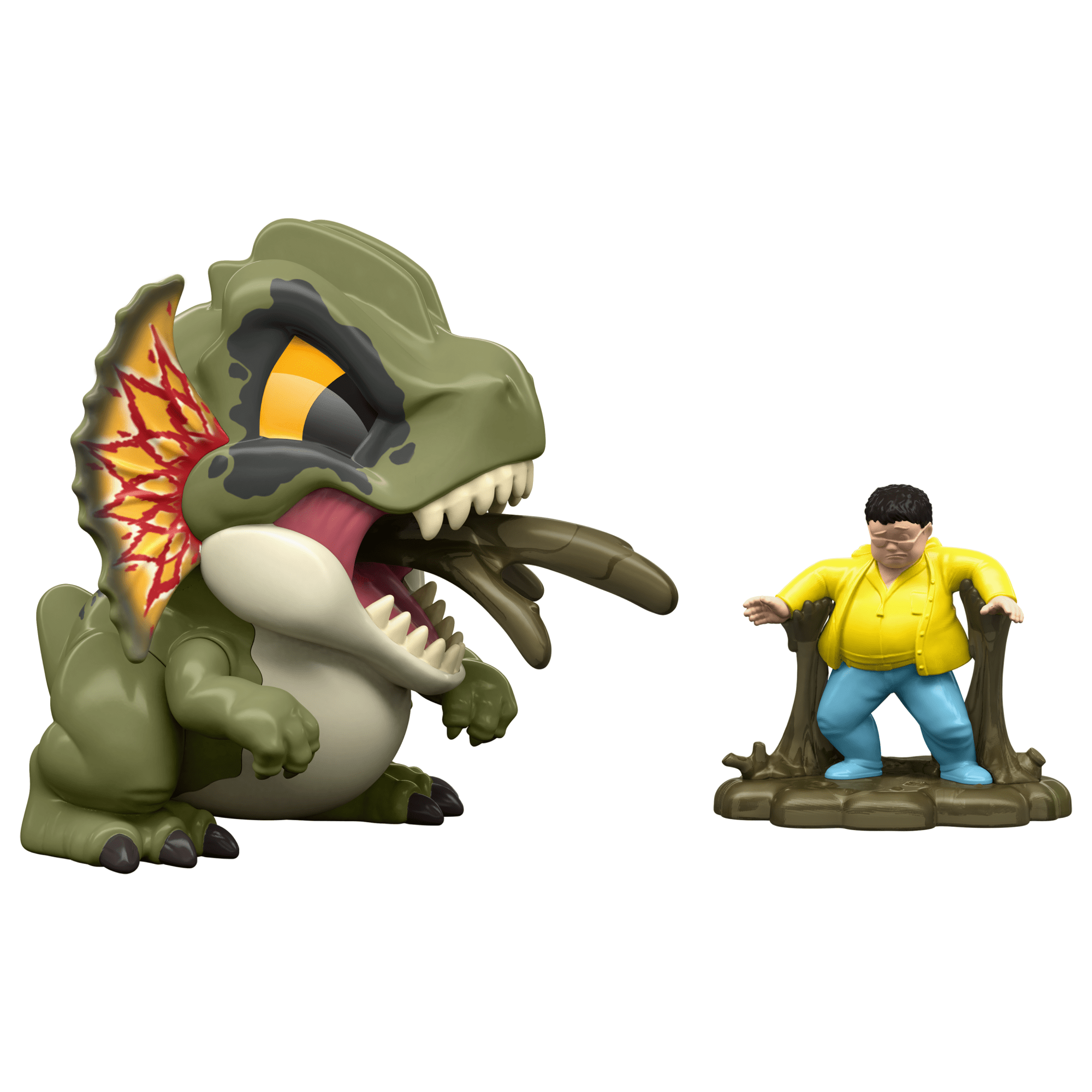 Jurassic World Dinosaurio de Juguete Dilophosaurus Bite Club Coleccionable - Image 3