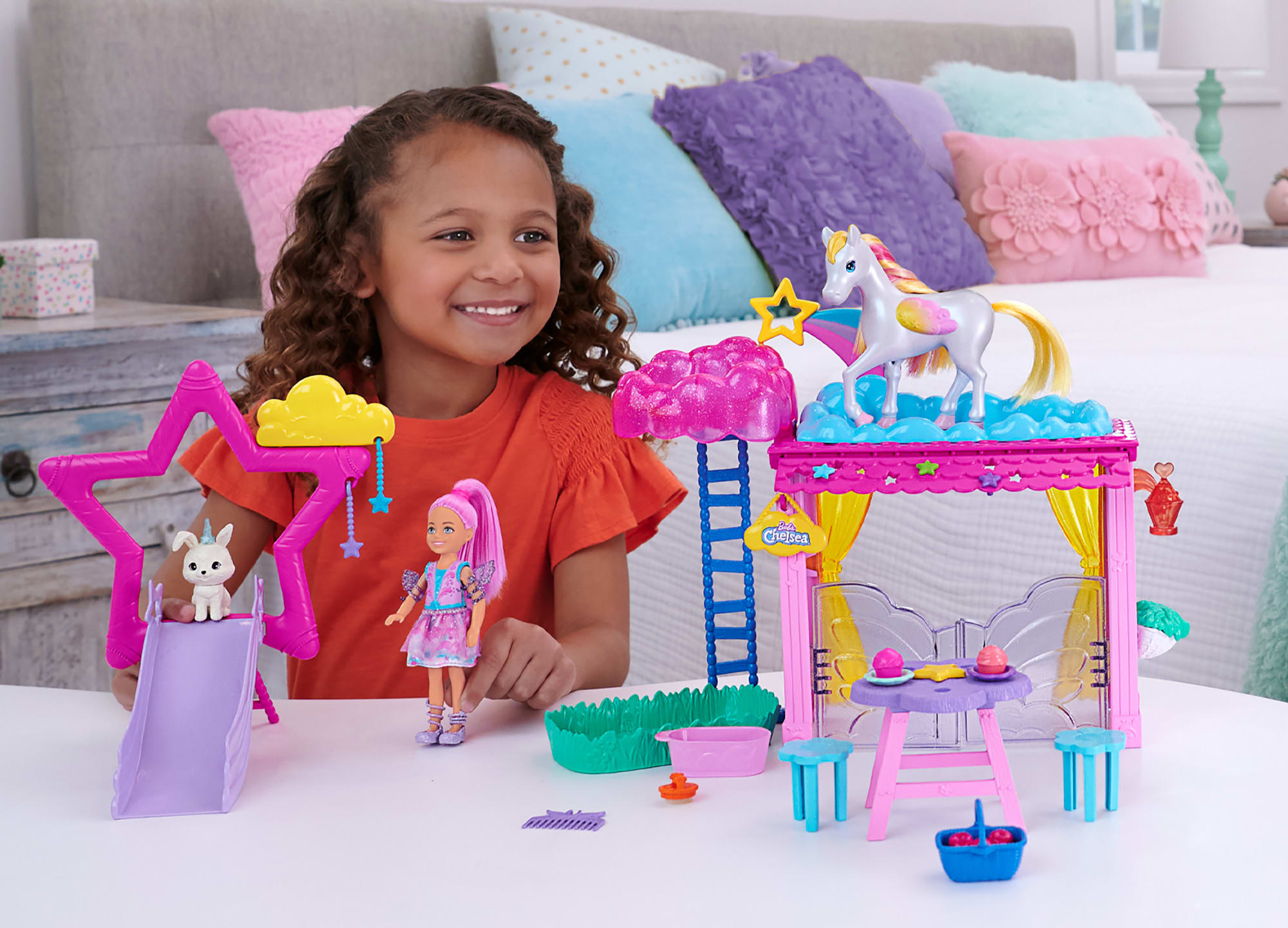 Barbie A Touch Of Magic Chelsea Doll Playset With Baby Pegasus. Winged Horse Toys - Image 2