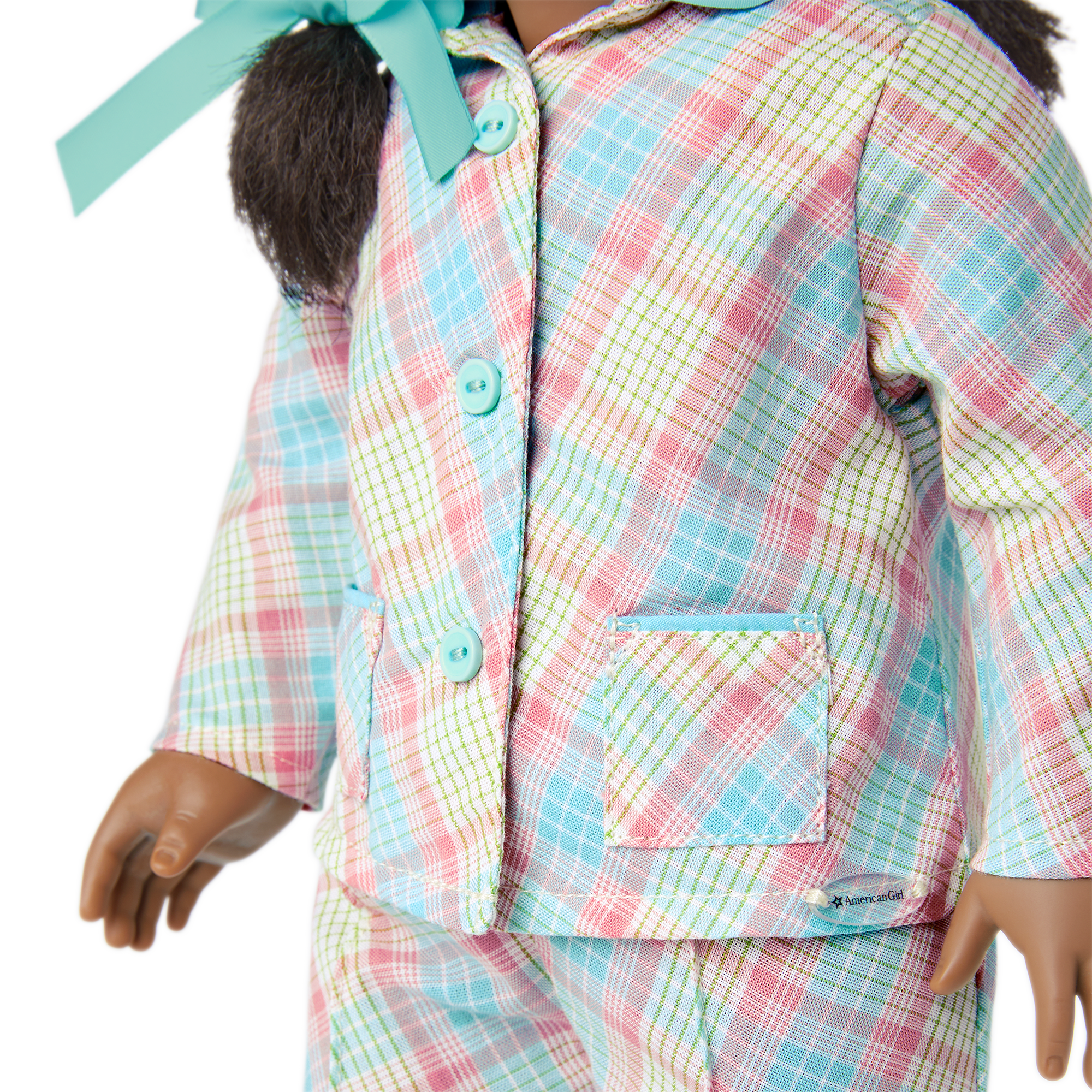 Melody's™ Plaid Pajamas for 18-inch Dolls (Historical Characters) - Image 5