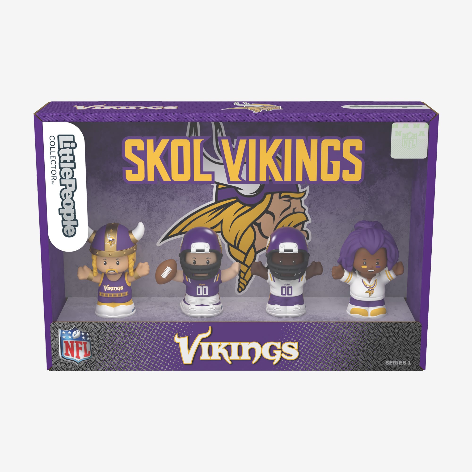 Little People Collector x NFL Minnesota Vikings Set - Image 9