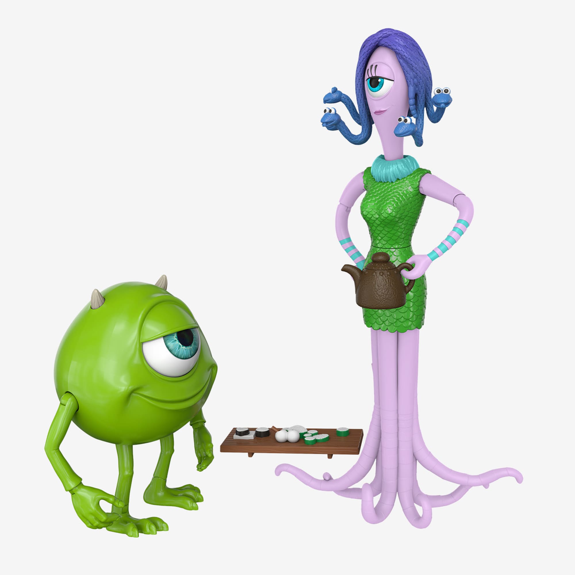 Pixar Featured Favorites Celia & Mike Monsters Inc Figures - Image 2