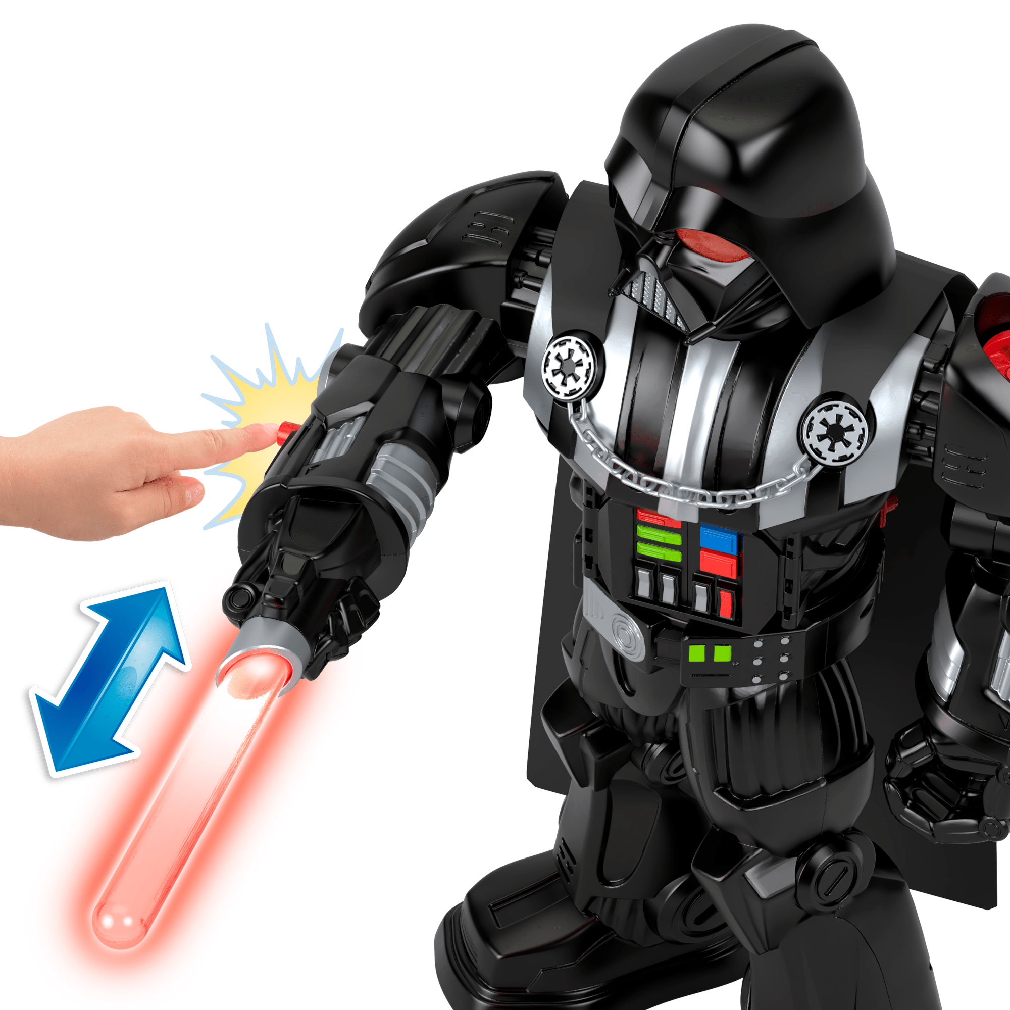 Imaginext Star Wars Figura de Acción Darth Vader Bot - Image 5