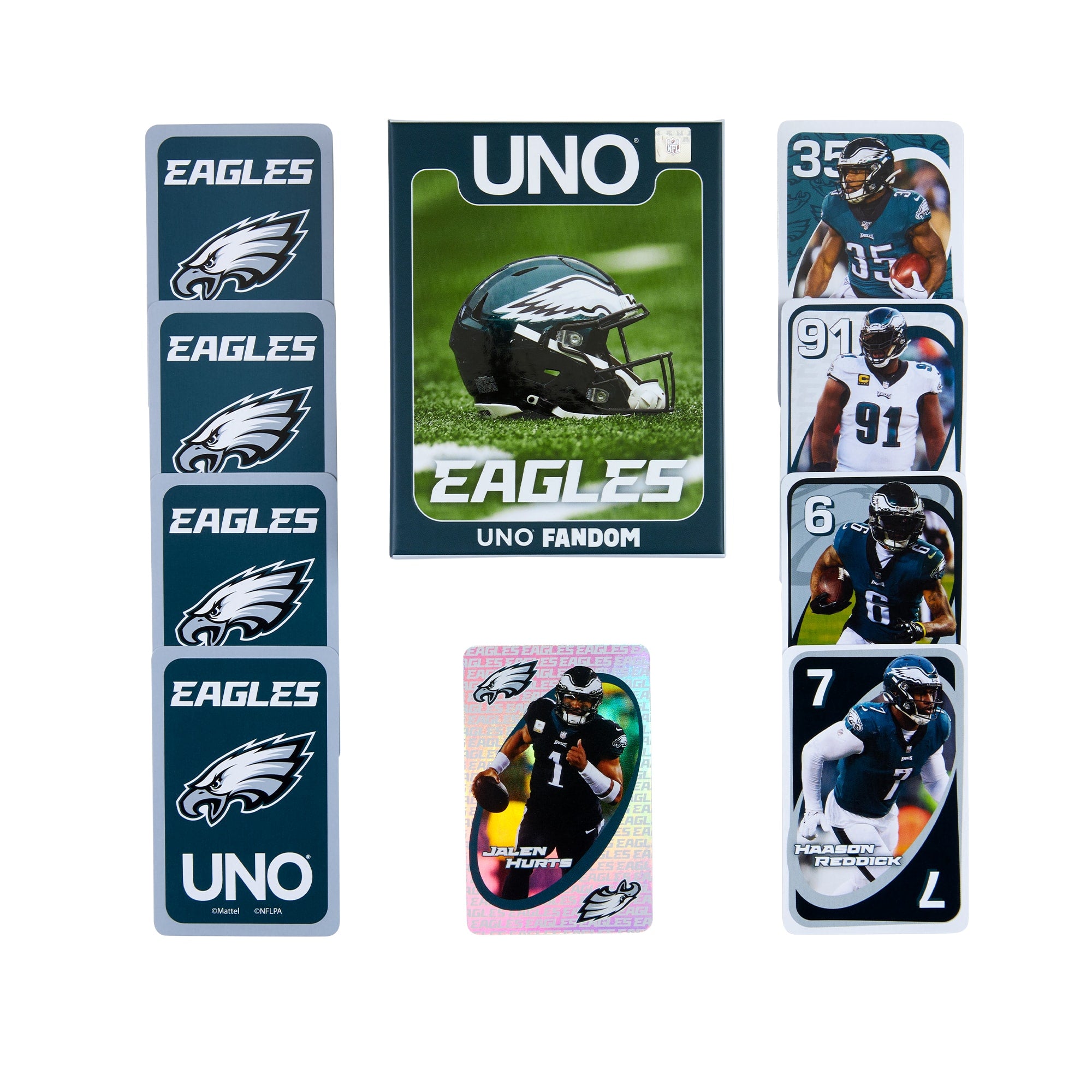 UNO Fandom NFL Philadelphia Eagles Game Deck - Image 3