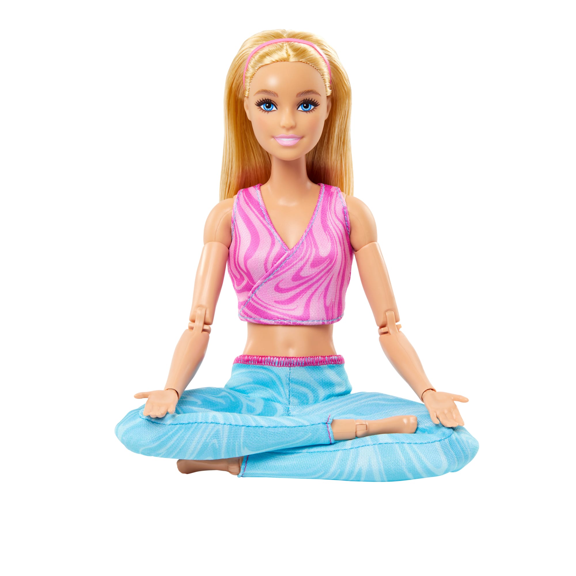 Barbie Made To Move Fashion Doll. Blonde Wearing Removable Sports Top & Pants. 22 Bendable Joints - Image 5