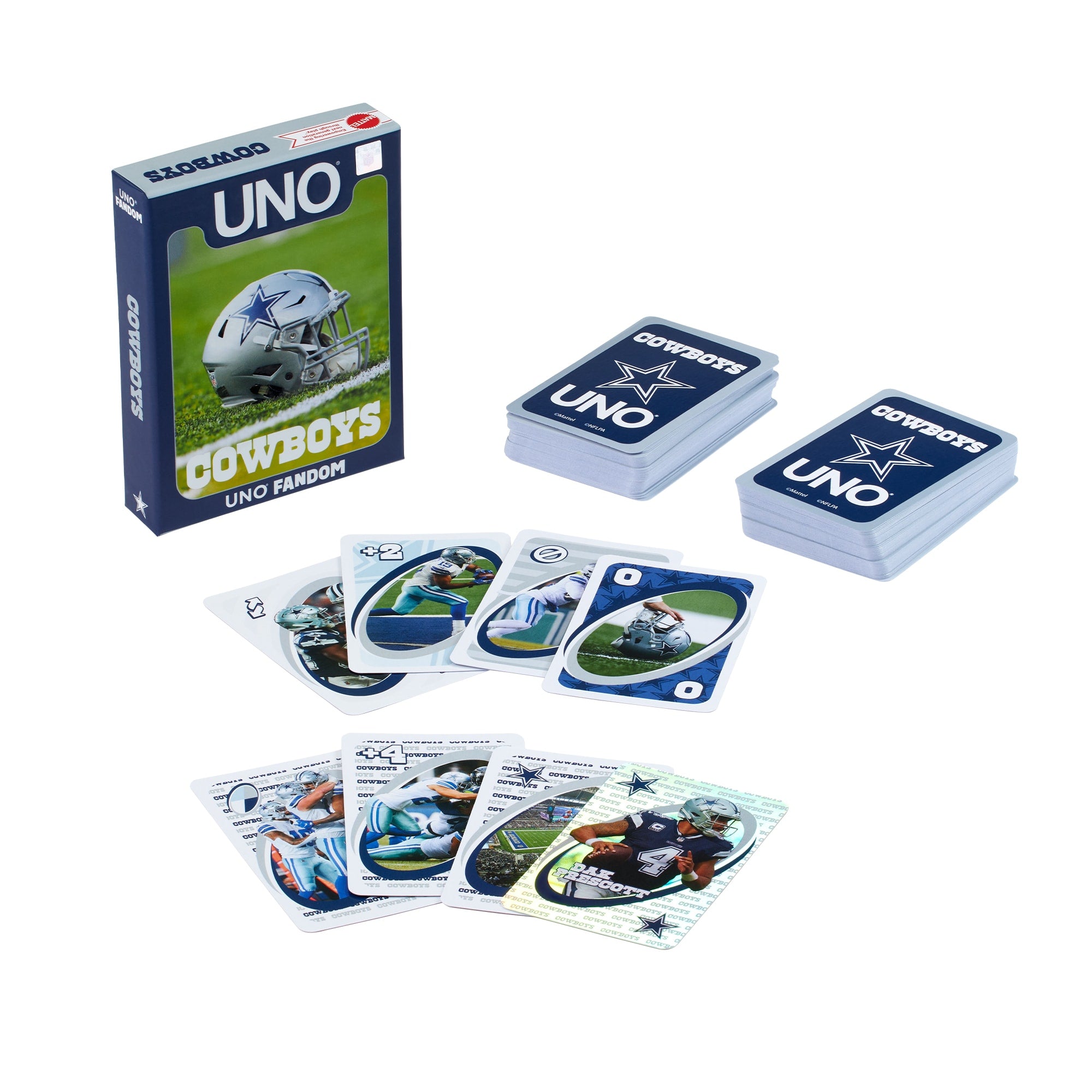 UNO Fandom NFL Dallas Cowboys Game Deck - Image 2