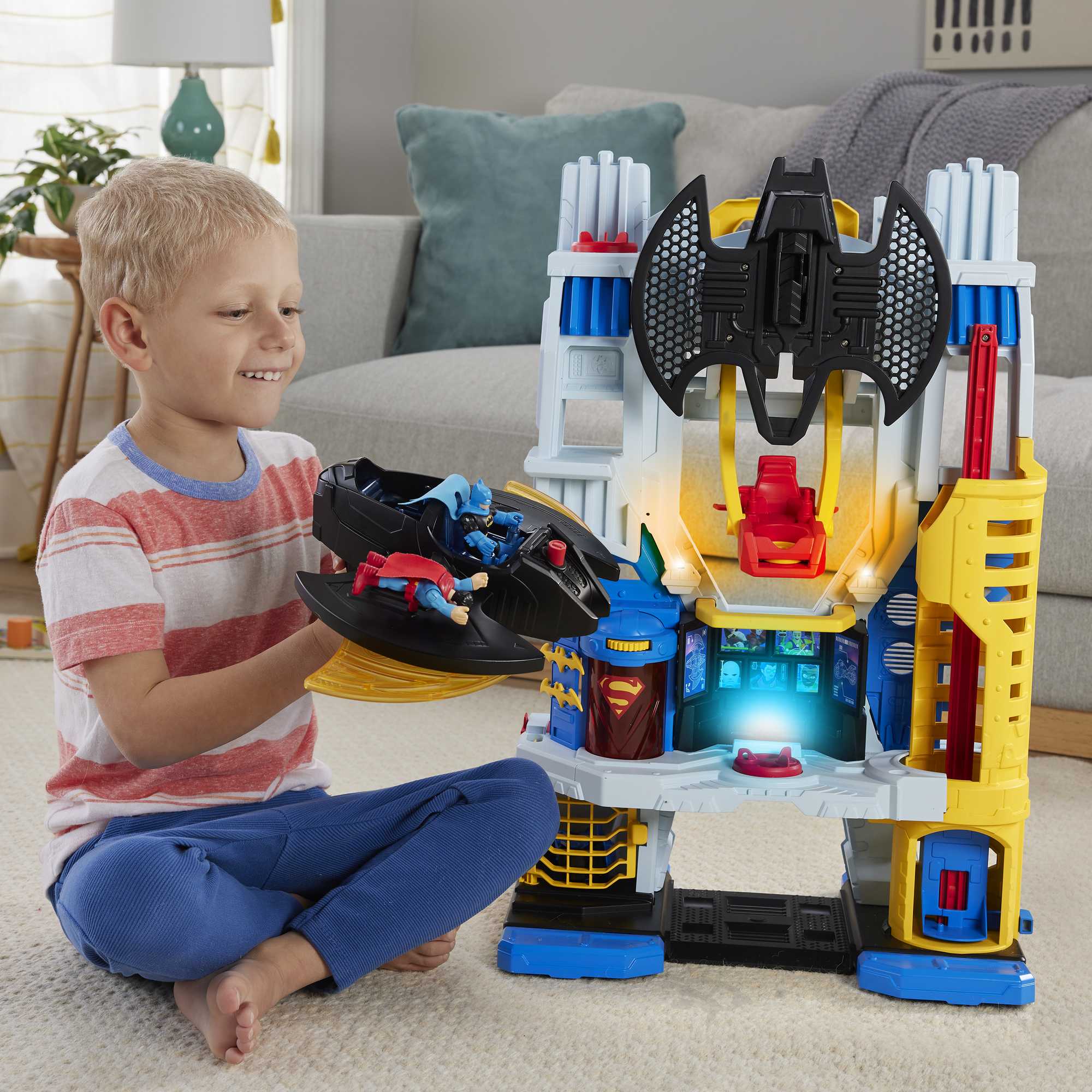 Imaginext-Quartier Général-Coffret 10 Éléments Avec Figurine Batman - Image 2