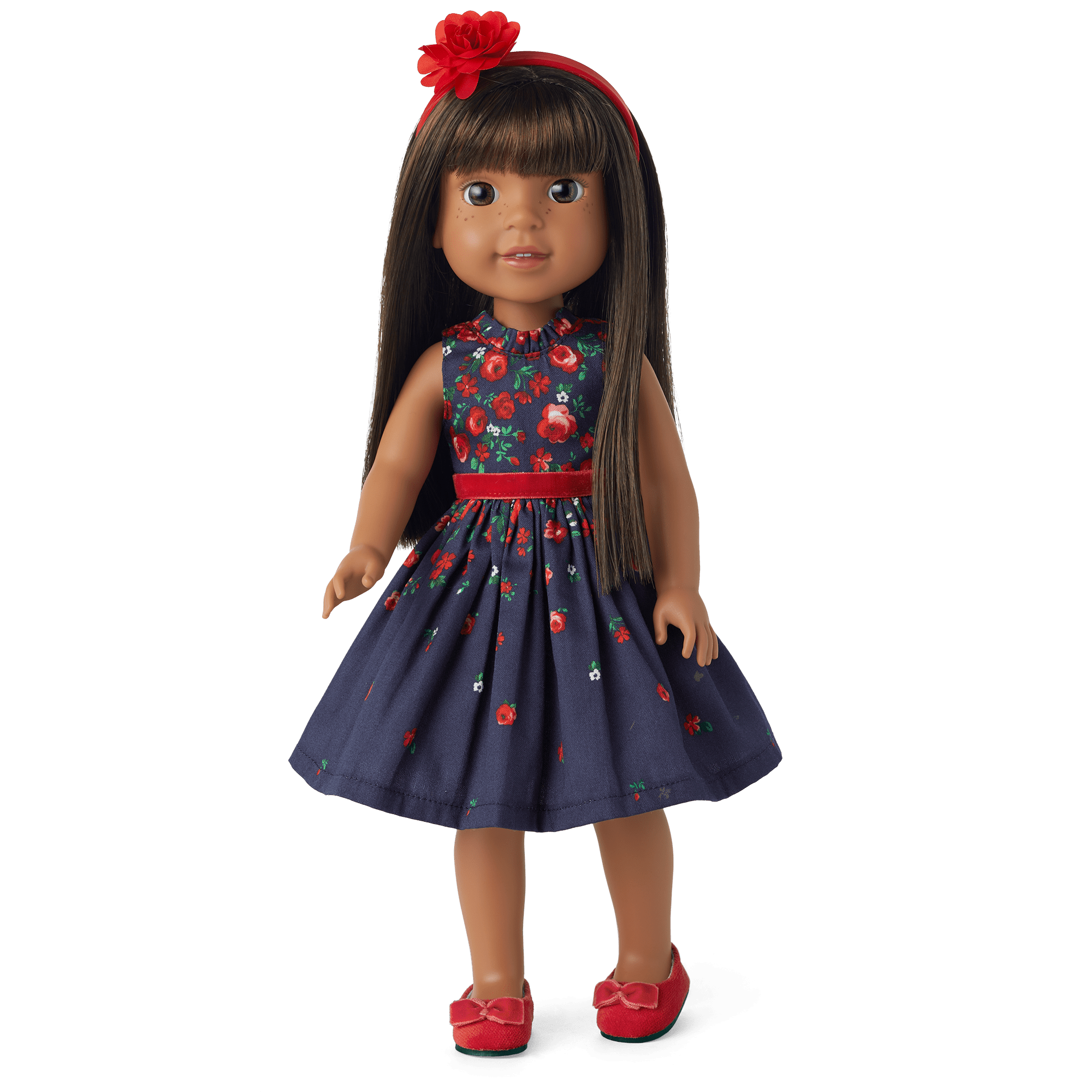 American Girl® x Janie and Jack Wrapped in Roses Party Dress for WellieWishers™ Dolls - Image 9