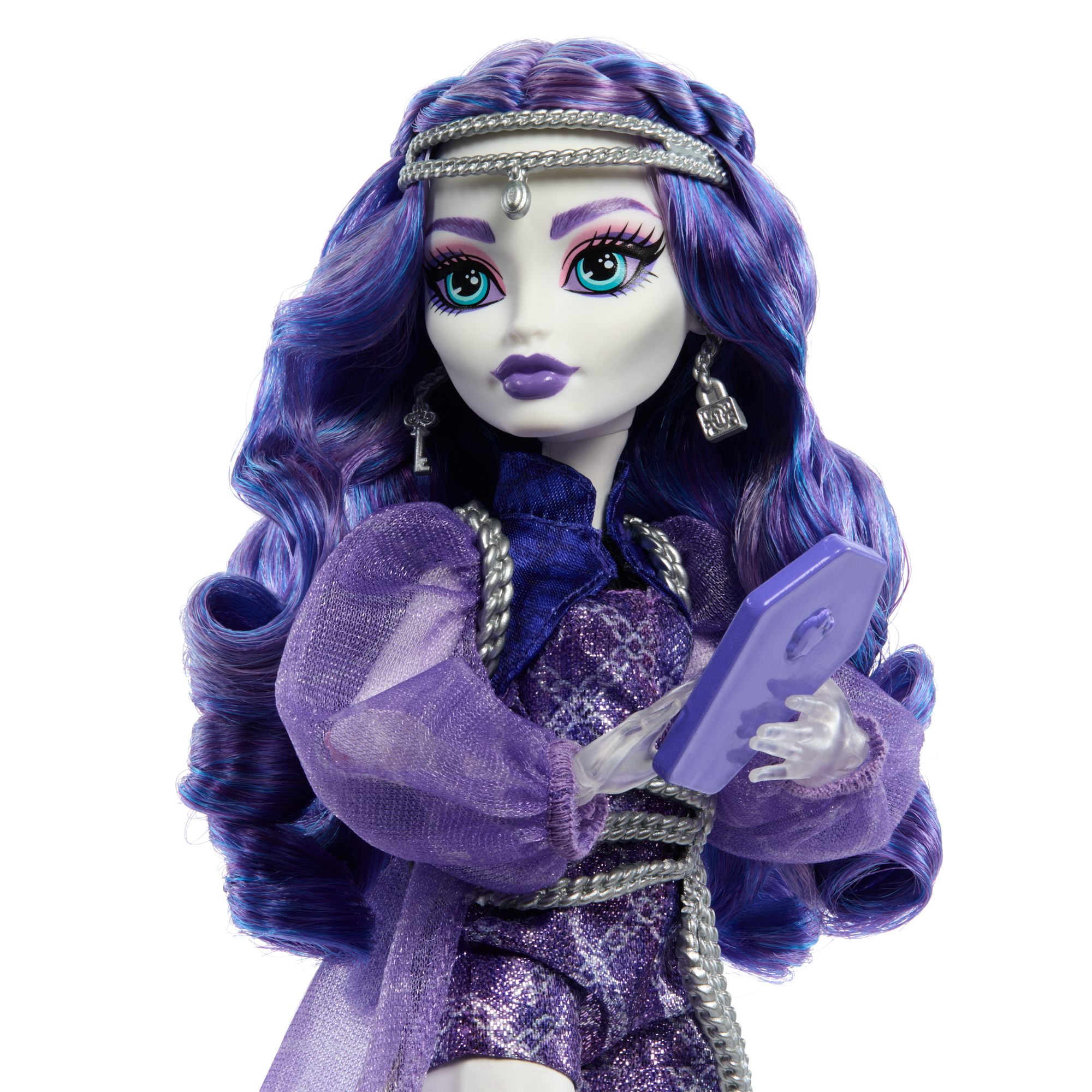 Monster High Spectra Vondergeist Fashion Doll With Pet Ferret Rhuen And Accessories - Image 3