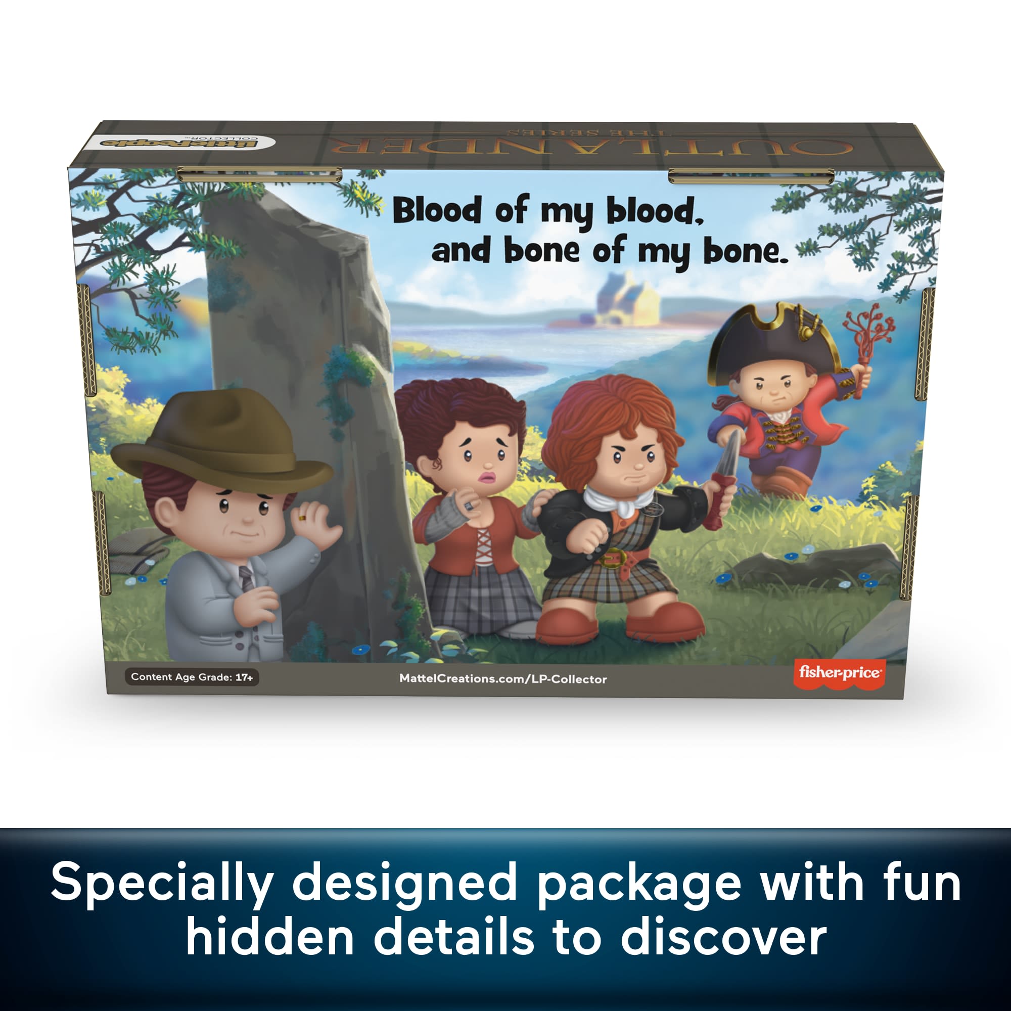 Little People Collector Outlander Special Edition Set For Adults & Fans. 4 Figures - Image 4
