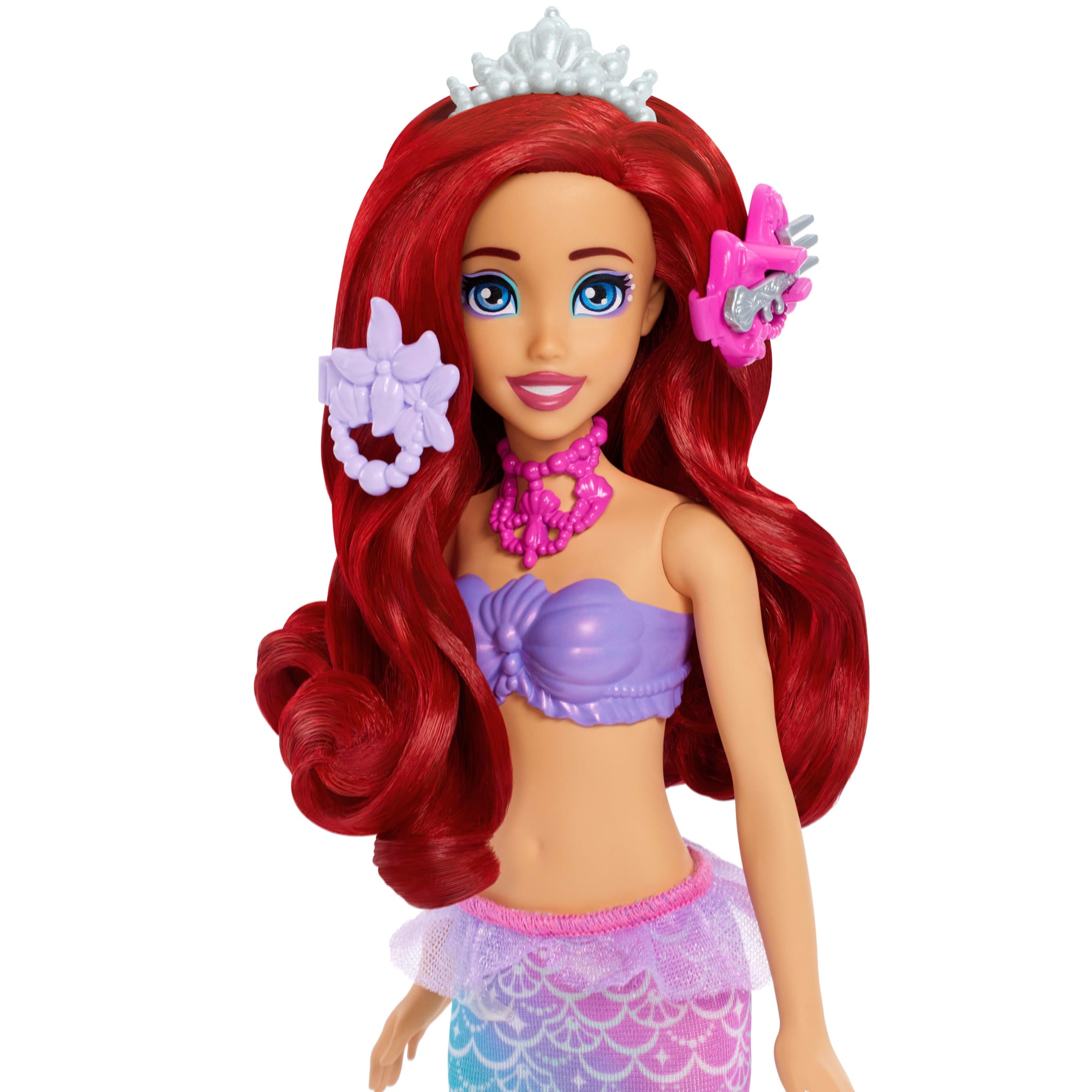 Disney Princesa Boneca Ariel com Acessórios Surpresa - Image 4