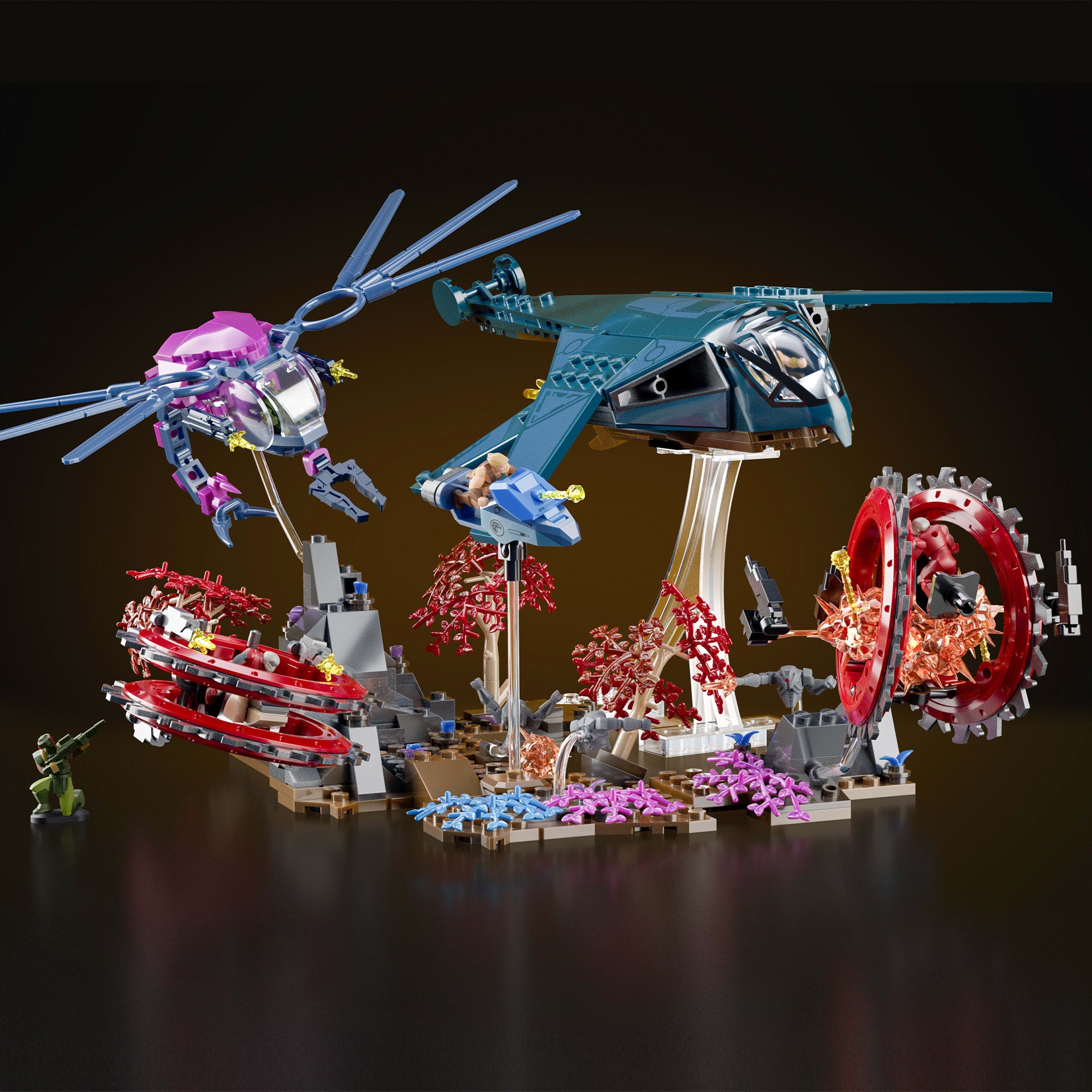 Mattel Brick Shop Masters of the Universe Eternia Flight Fight Building Set - Image 5