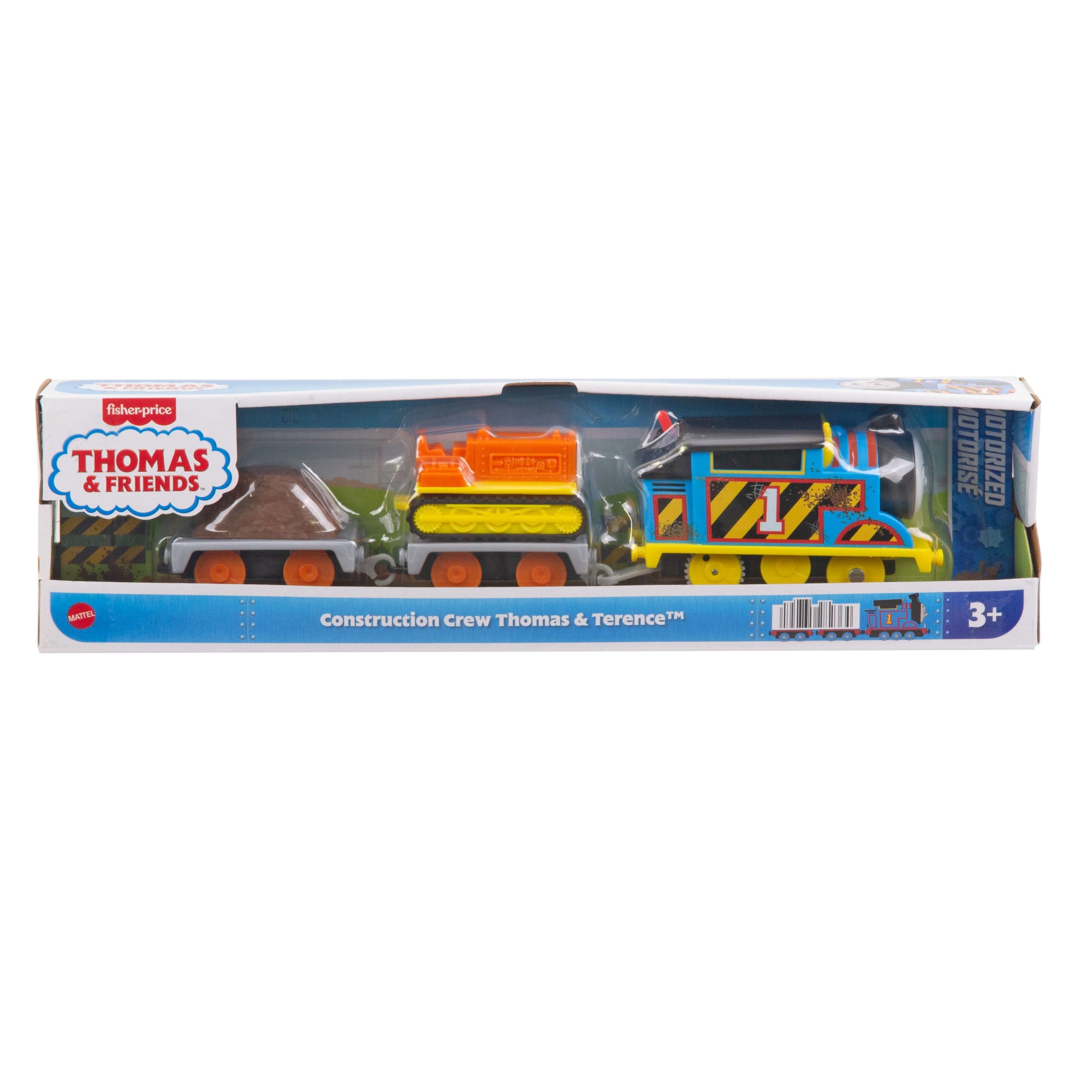 Thomas & Friends Construction Crew Thomas & Terence The Tractor Motorized Toy Train For Kids - Image 6