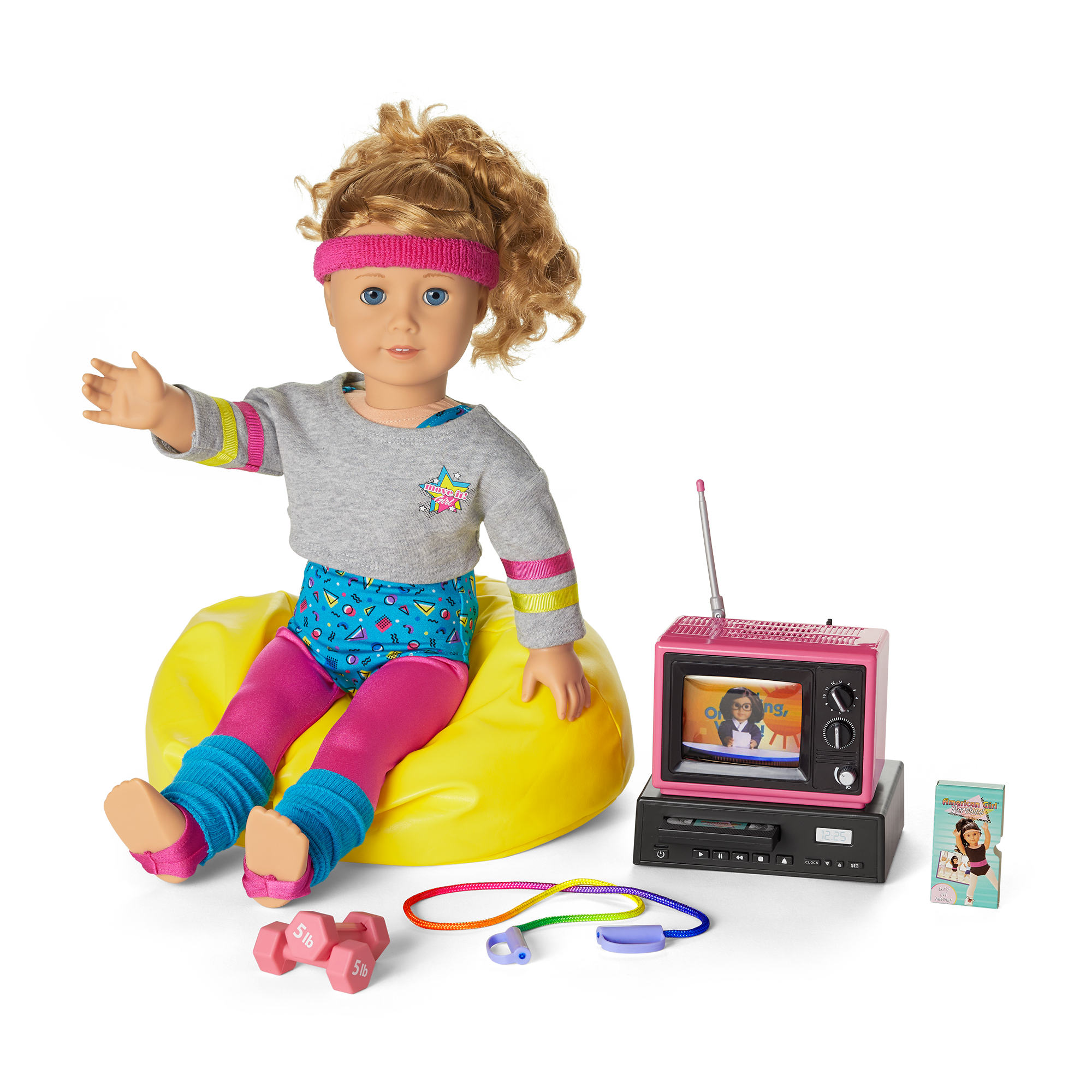 Courtney's™ TV. Fitness Accessories & Fitness Outfit (Historical Characters)