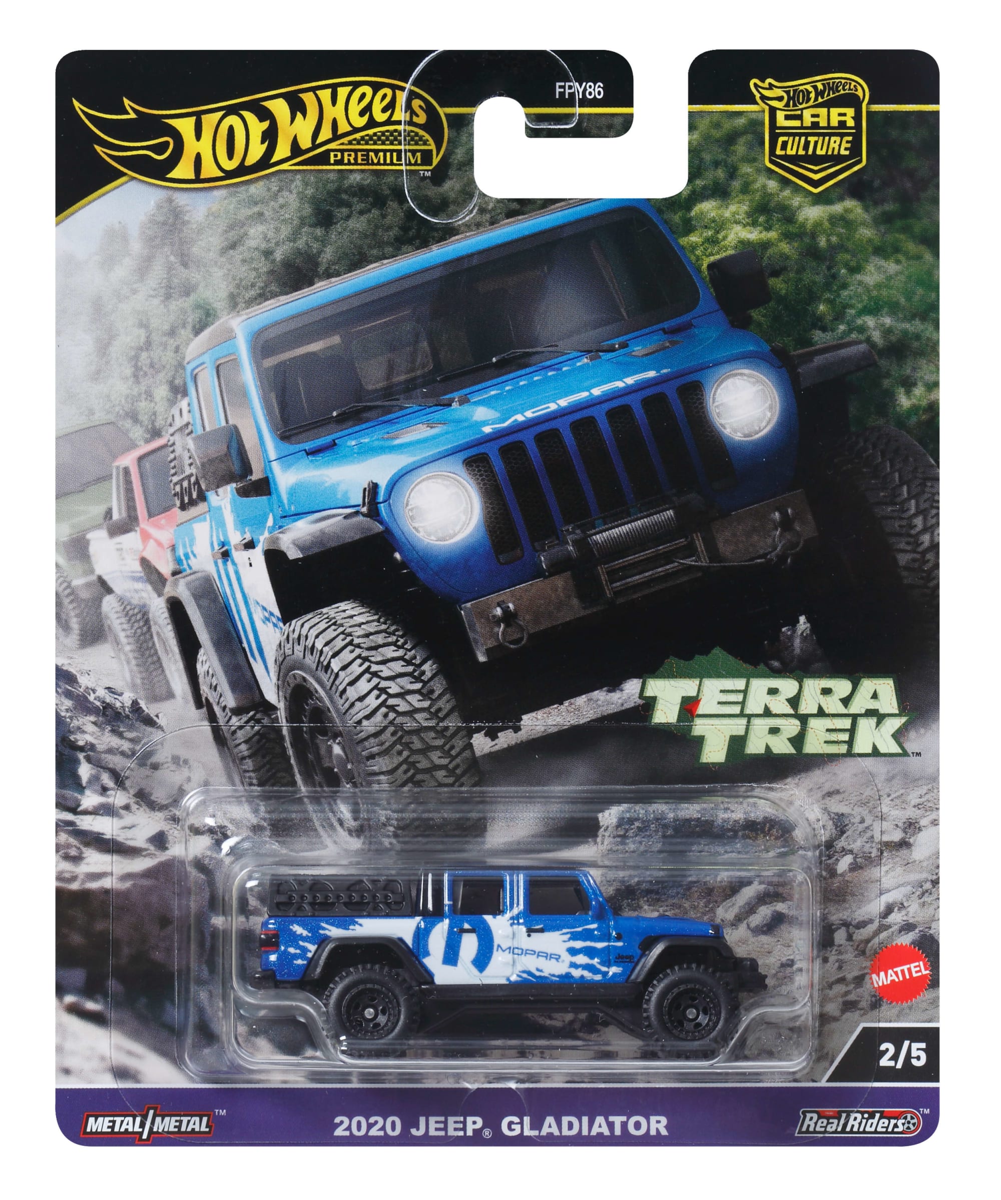 Hot Wheels Premium Car Culture Terra Trek Jeep Gladiator 1:64 Scale Collectible Toy Vehicle - Image 6